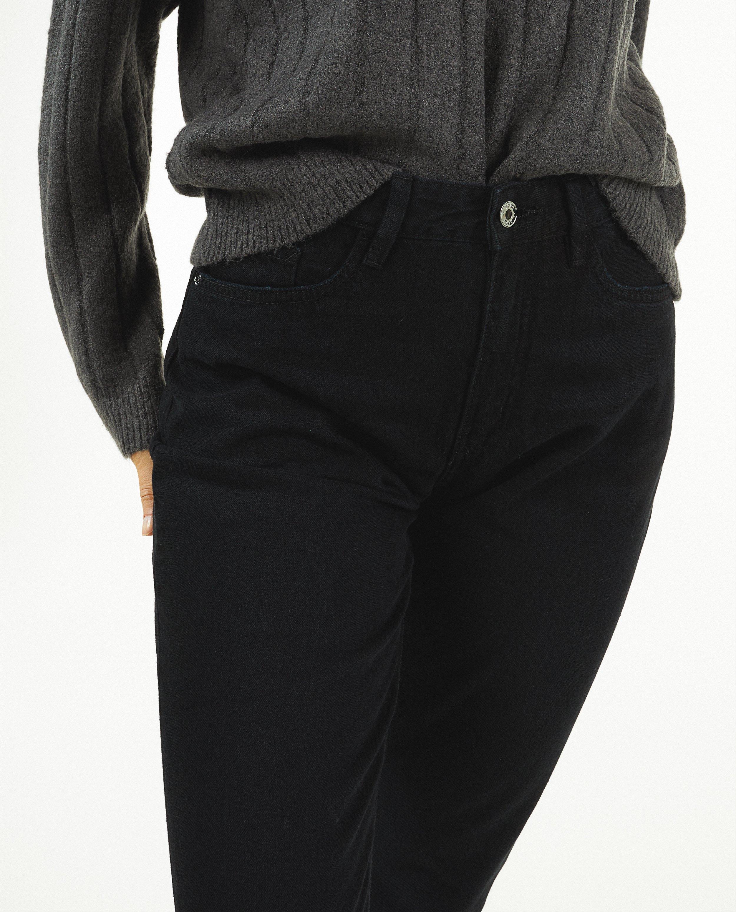 Jeans - Zwarte jeans, mom fit