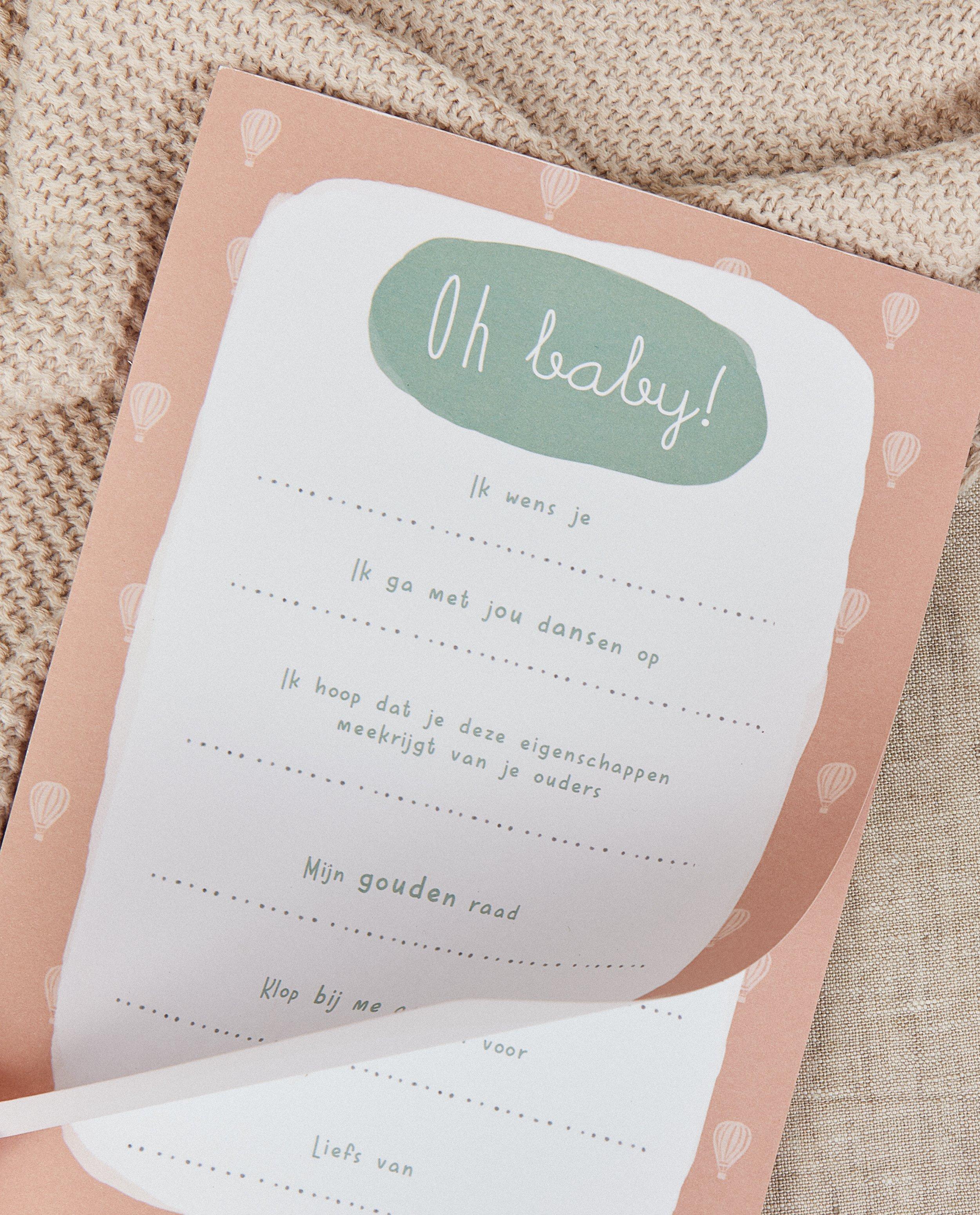 Cadeaux - Wensblaadjes 'Oh baby' Mail-box