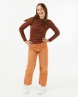 Pantalon brun à coupe straight - null - Groggy