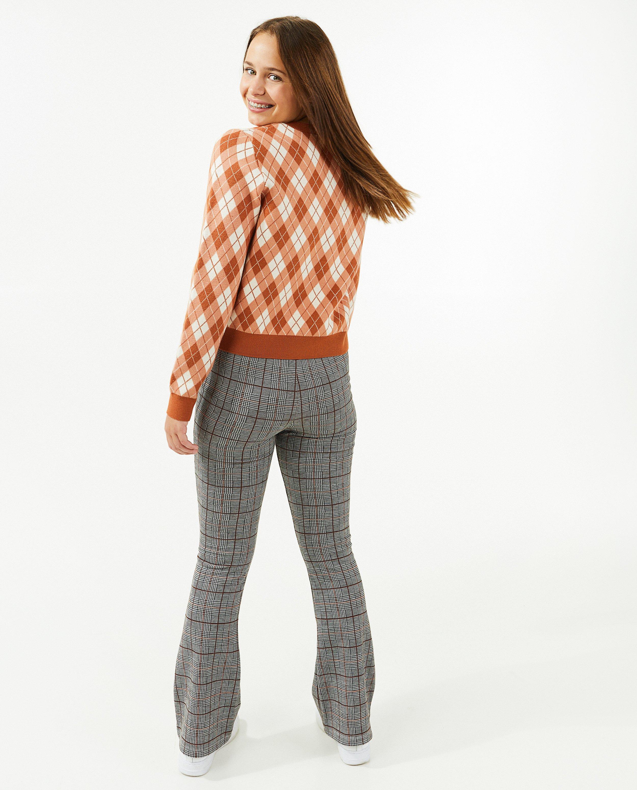 Bruine trui met ruiten - Product Detail - bruin - afbeelding nummer 3