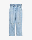 Jeans - Lichtblauwe destroyed mom jeans