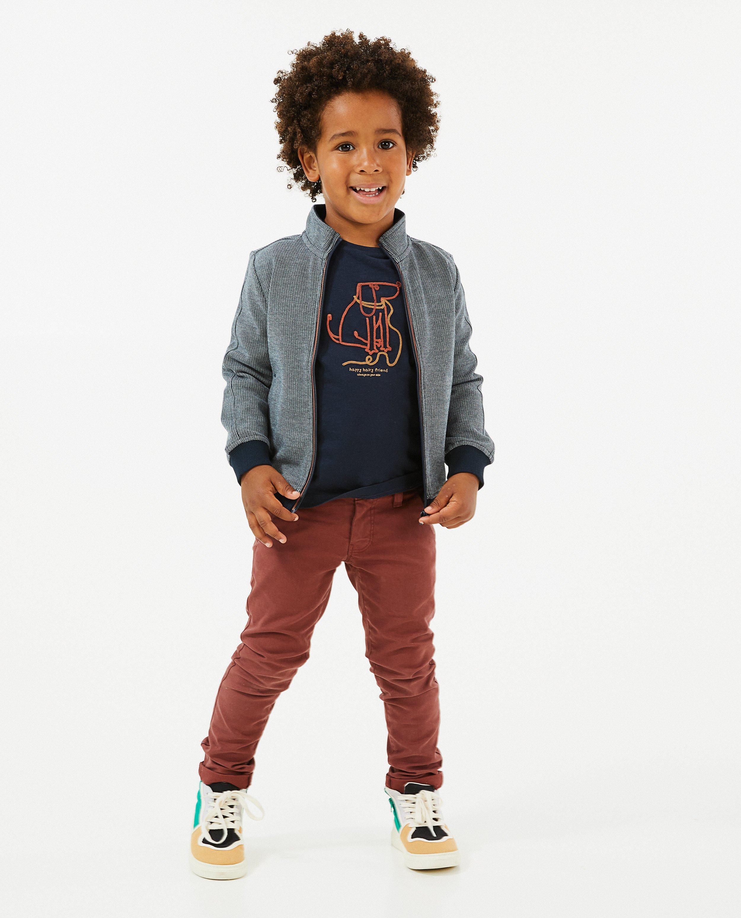 Cardigan met micropatroon - null - Samson