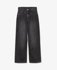Jeans - Donkergrijze jeans met flared fit