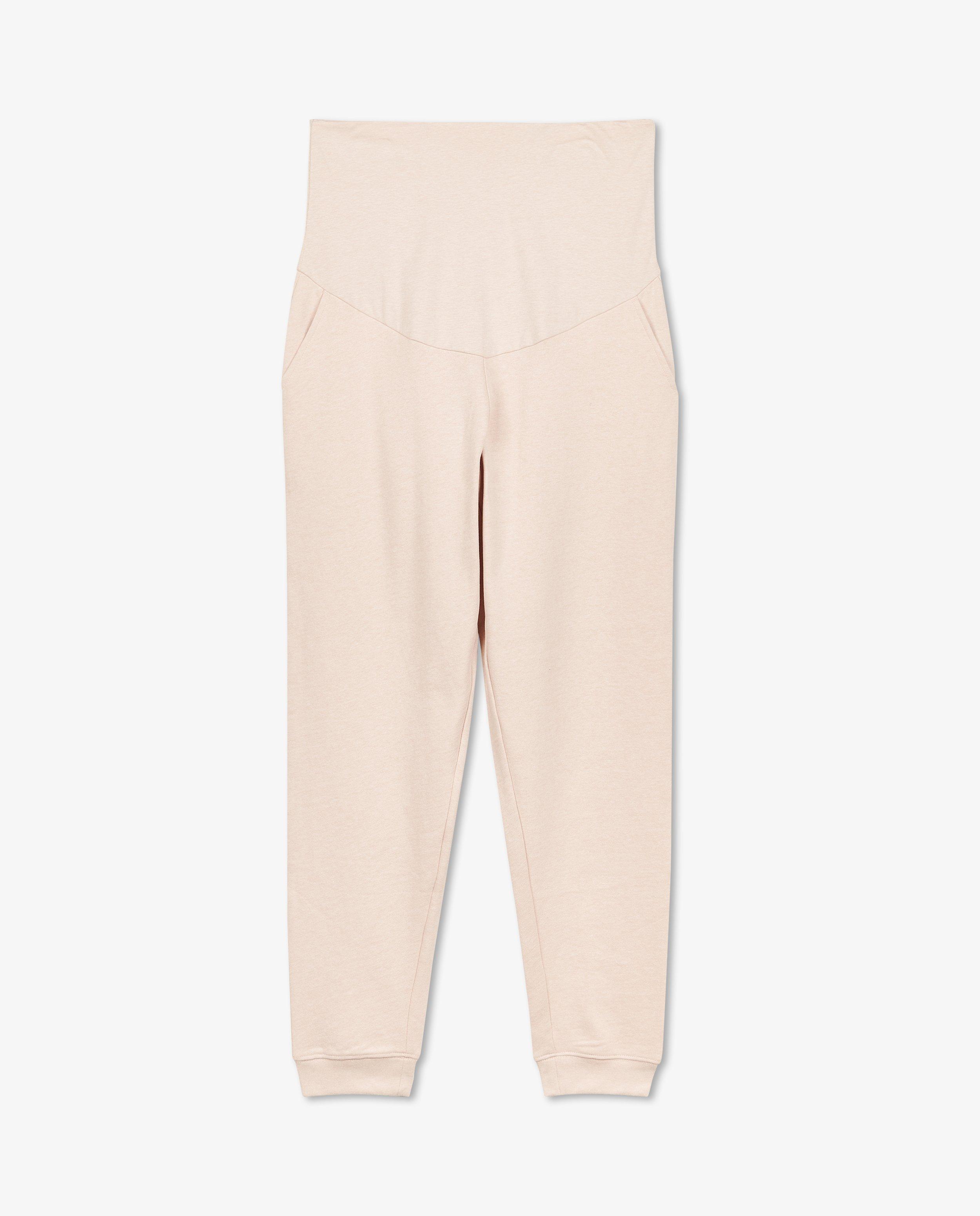 Broeken - Beige joggingbroek, zwangerschap