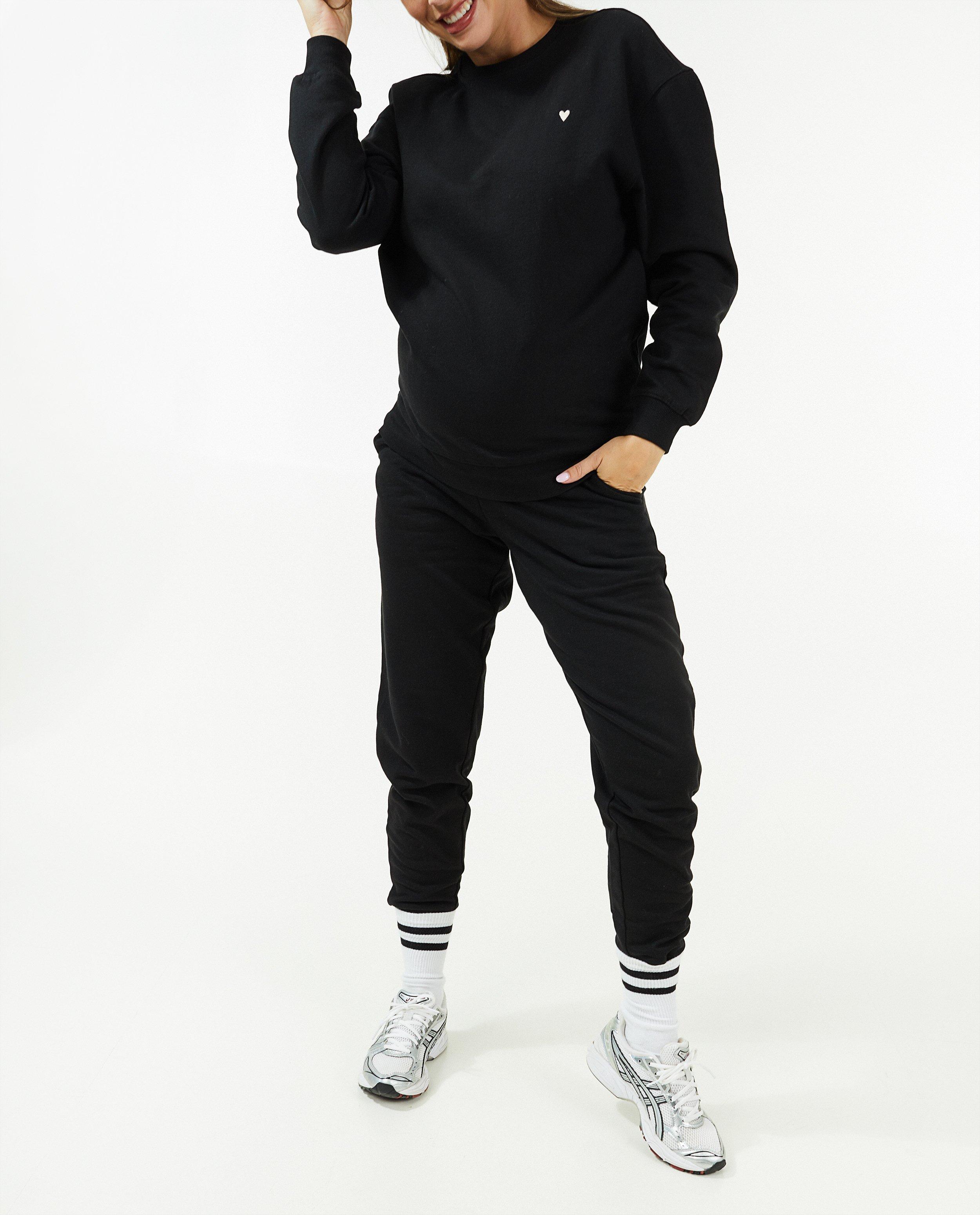 Broeken - Beige joggingbroek, zwangerschap
