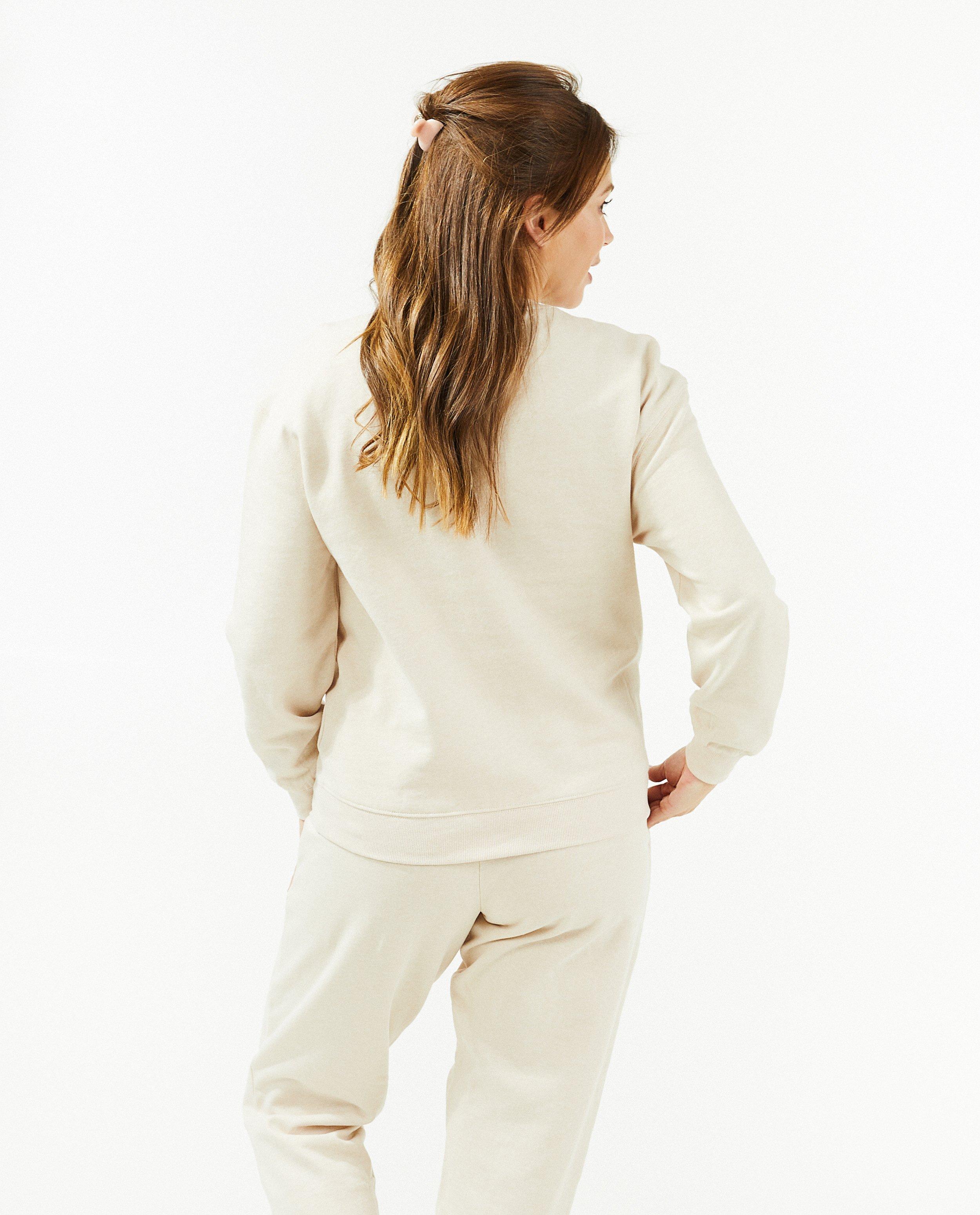 Sweats - Sweat brun avec un petit cœur brodé, grossesse