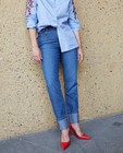 Jeans - Jeans 70’s straight high rise bleu