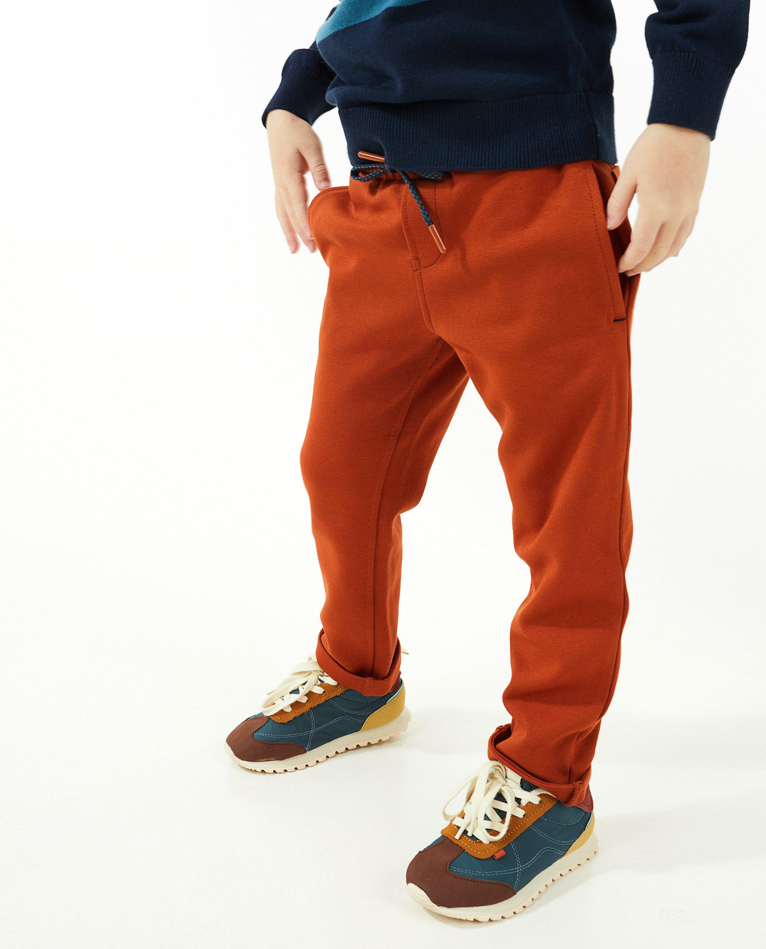 Broeken - Donkerblauwe broek met tunnelkoord