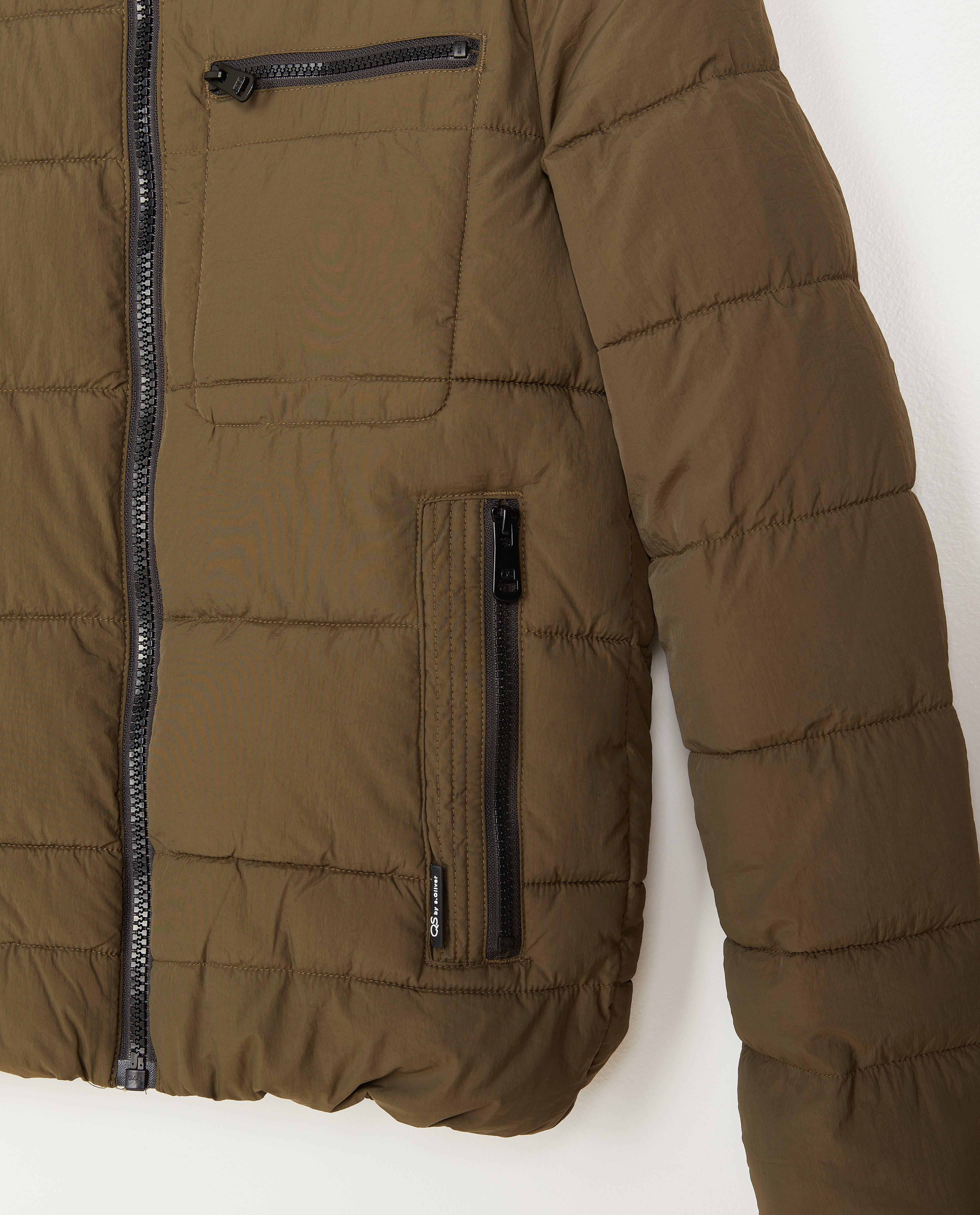 Groene winterjas - Product Detail - donkerbruin - afbeelding nummer 2