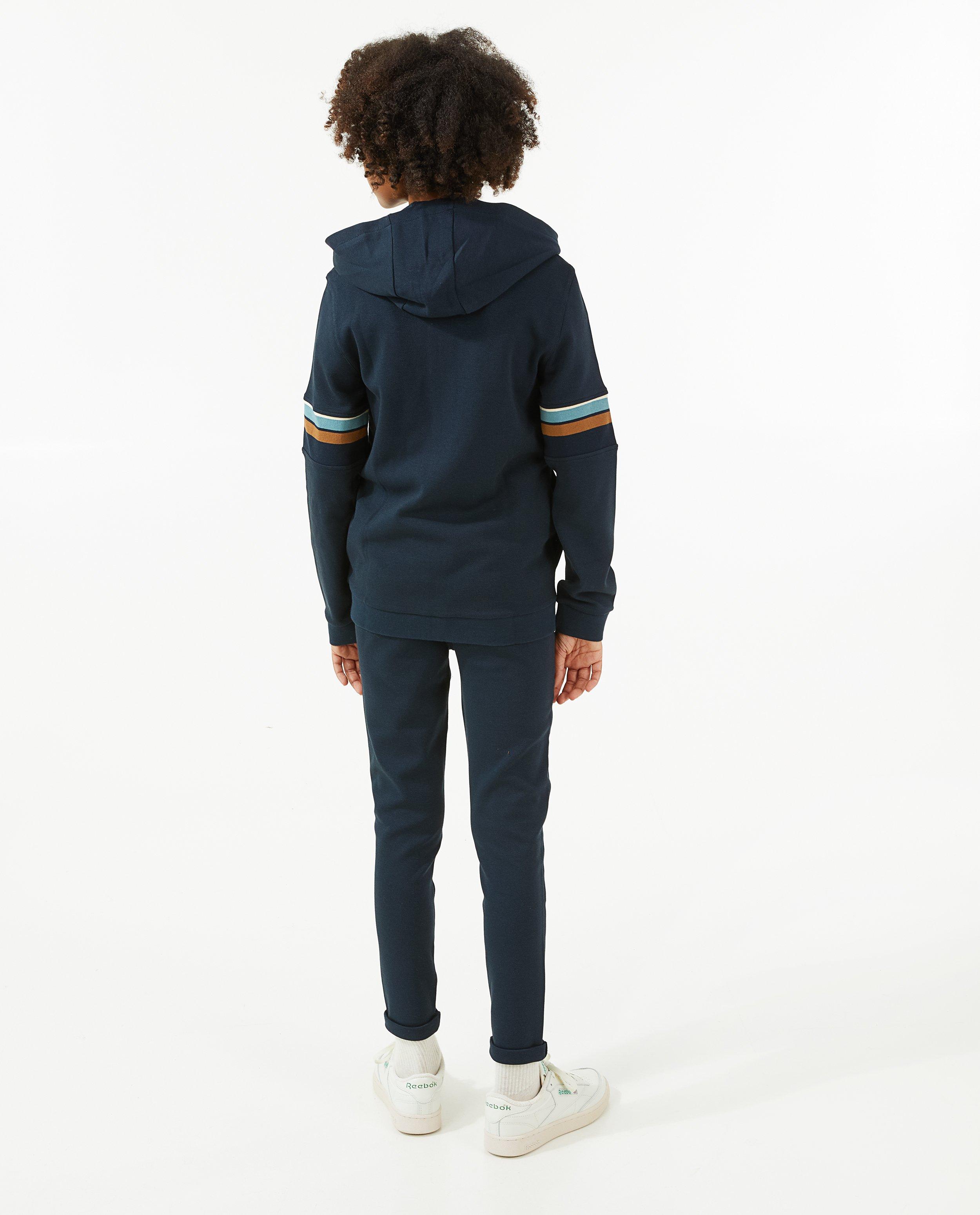 Broeken - Donkerblauwe geklede joggingbroek