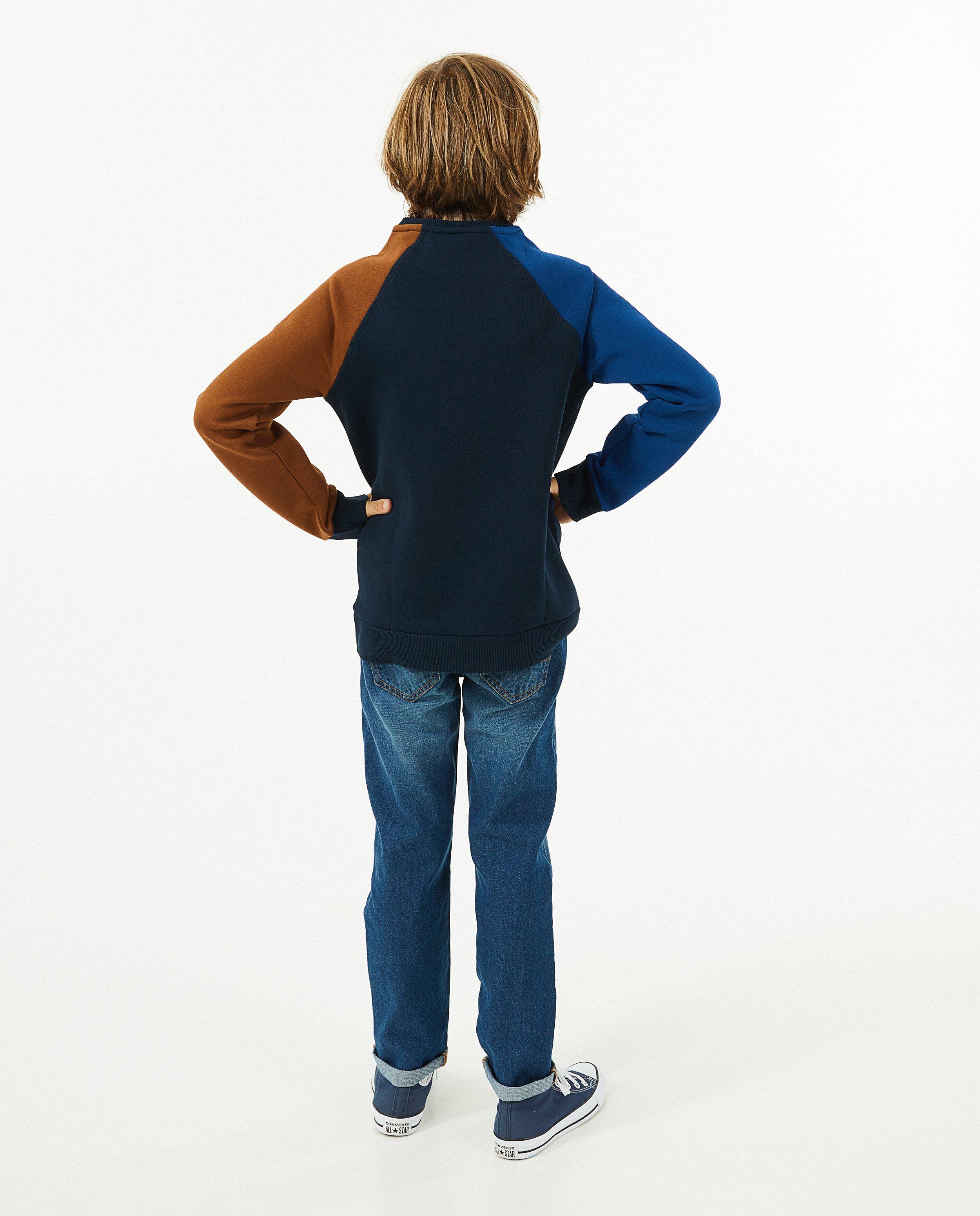 Sweaters - Sweater met contrastmouwen
