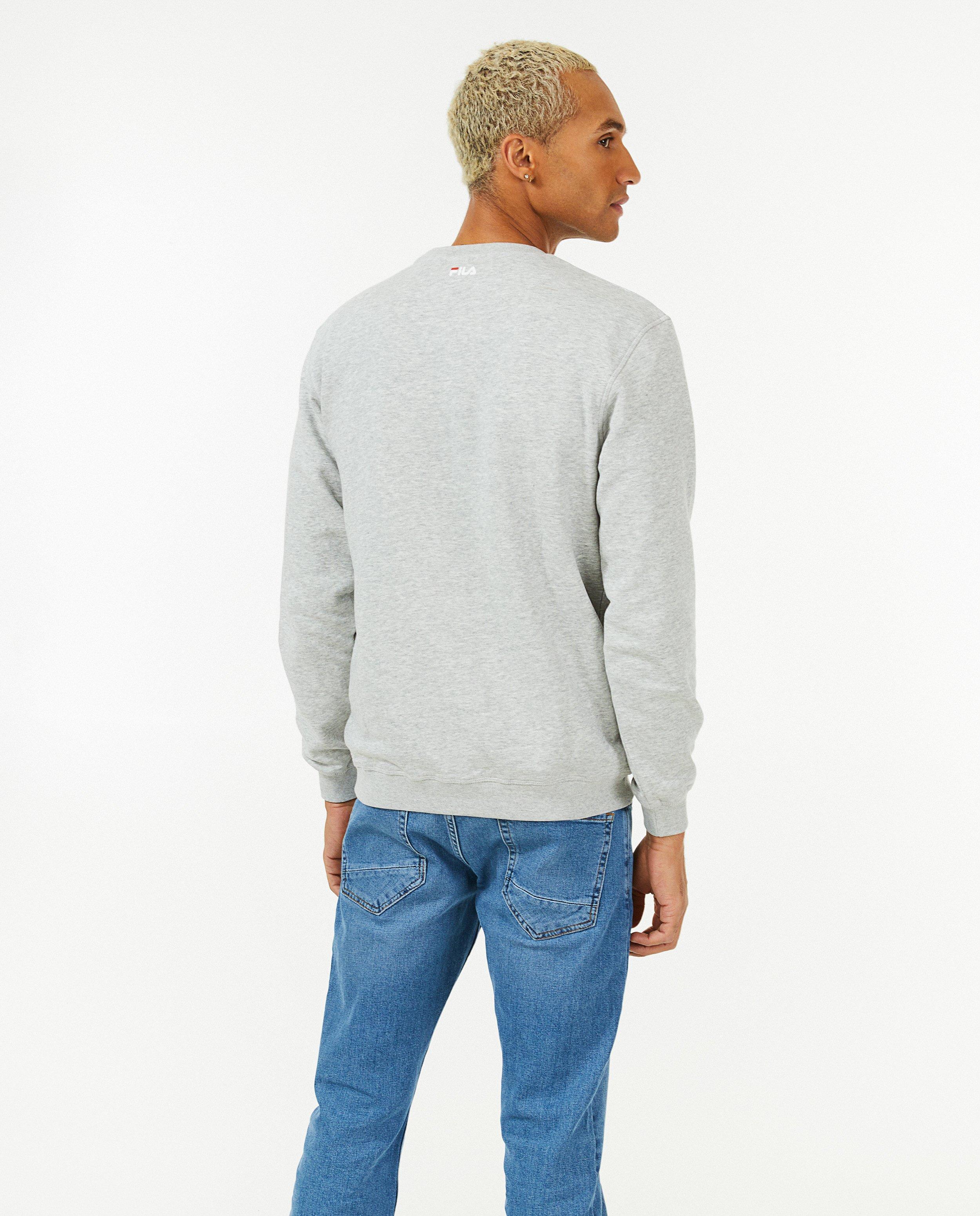 Sweaters - Grijze sweater met logo