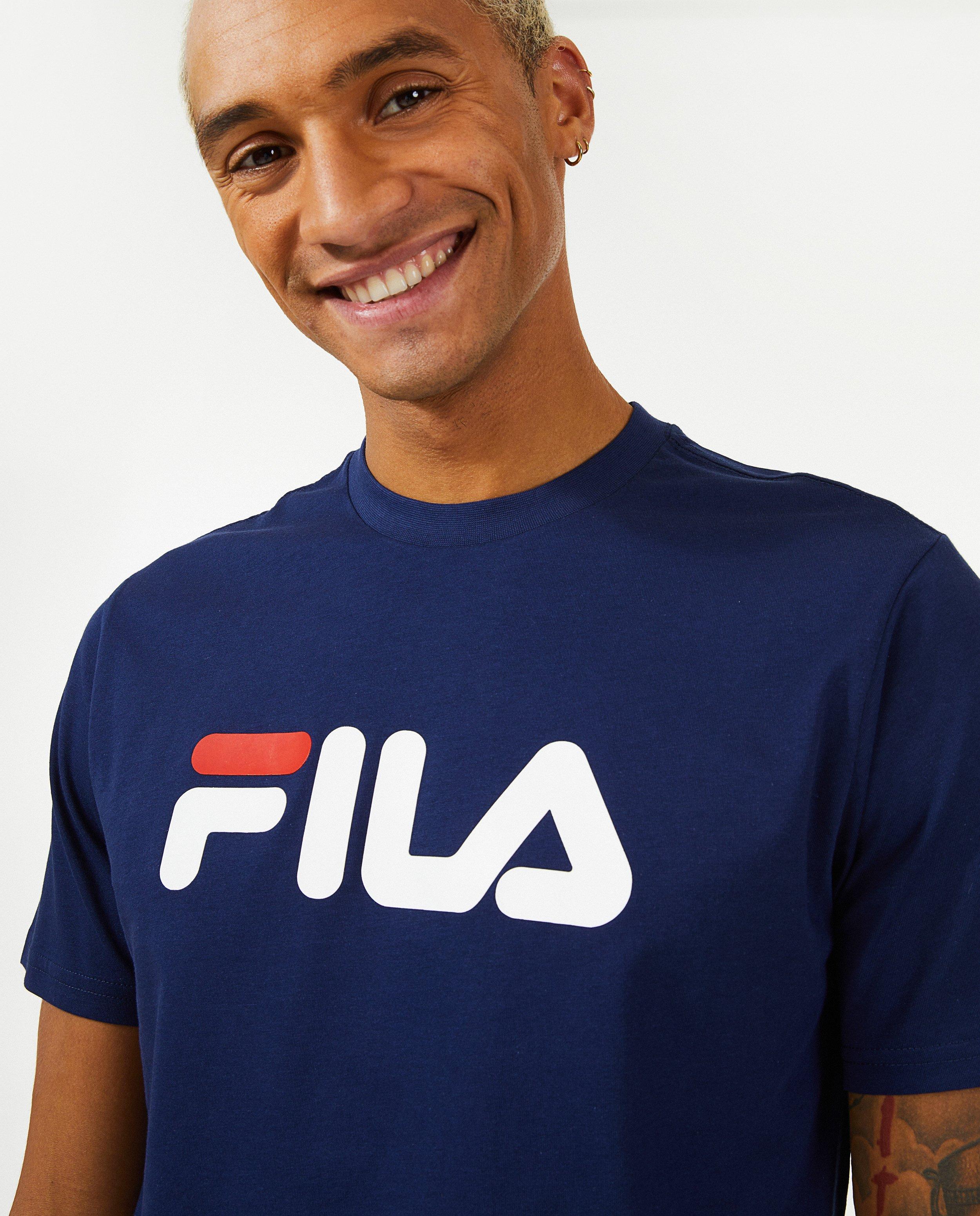 T-shirts - T-shirt bleu avec logo