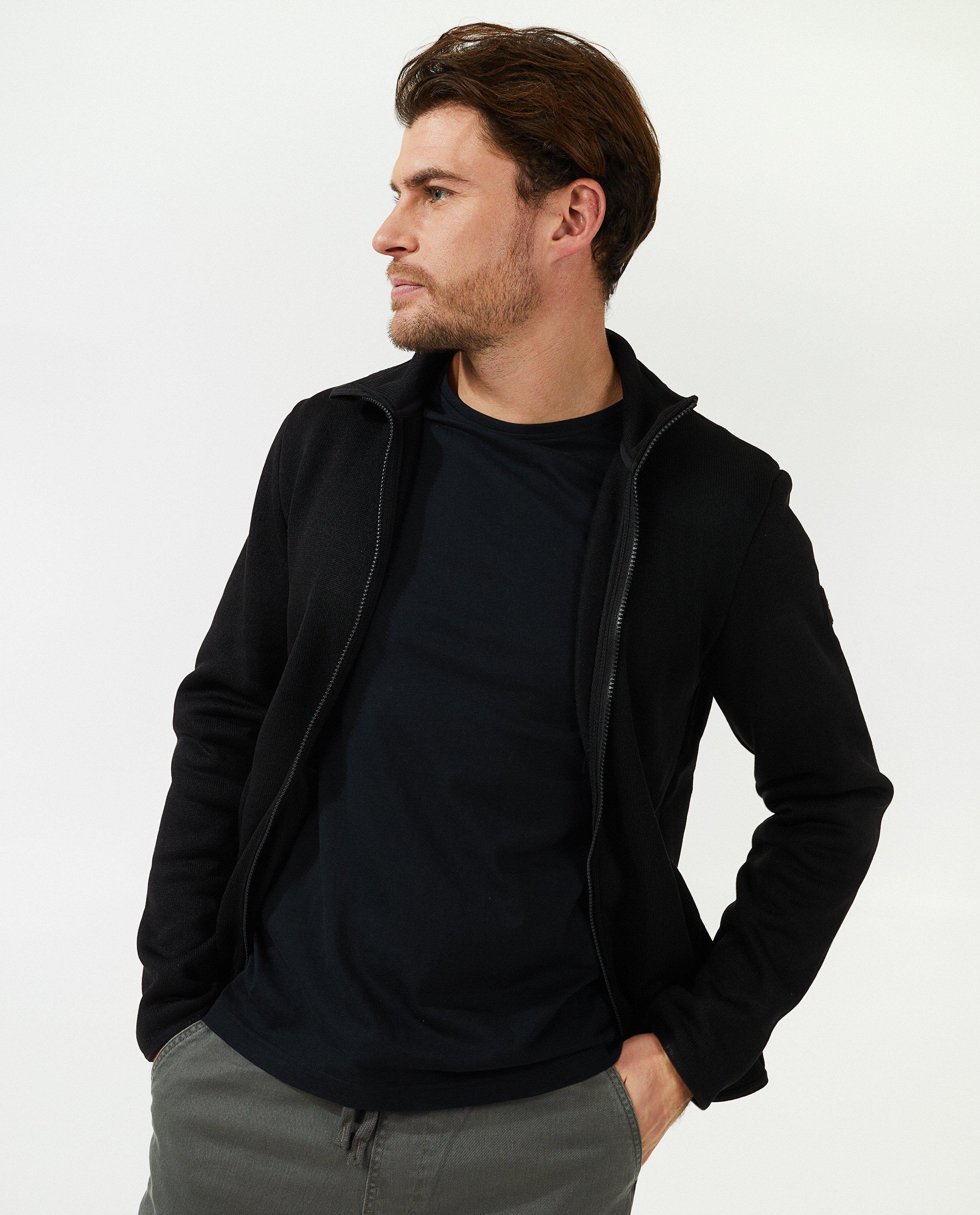 Sweats - Gilet noir en fleece