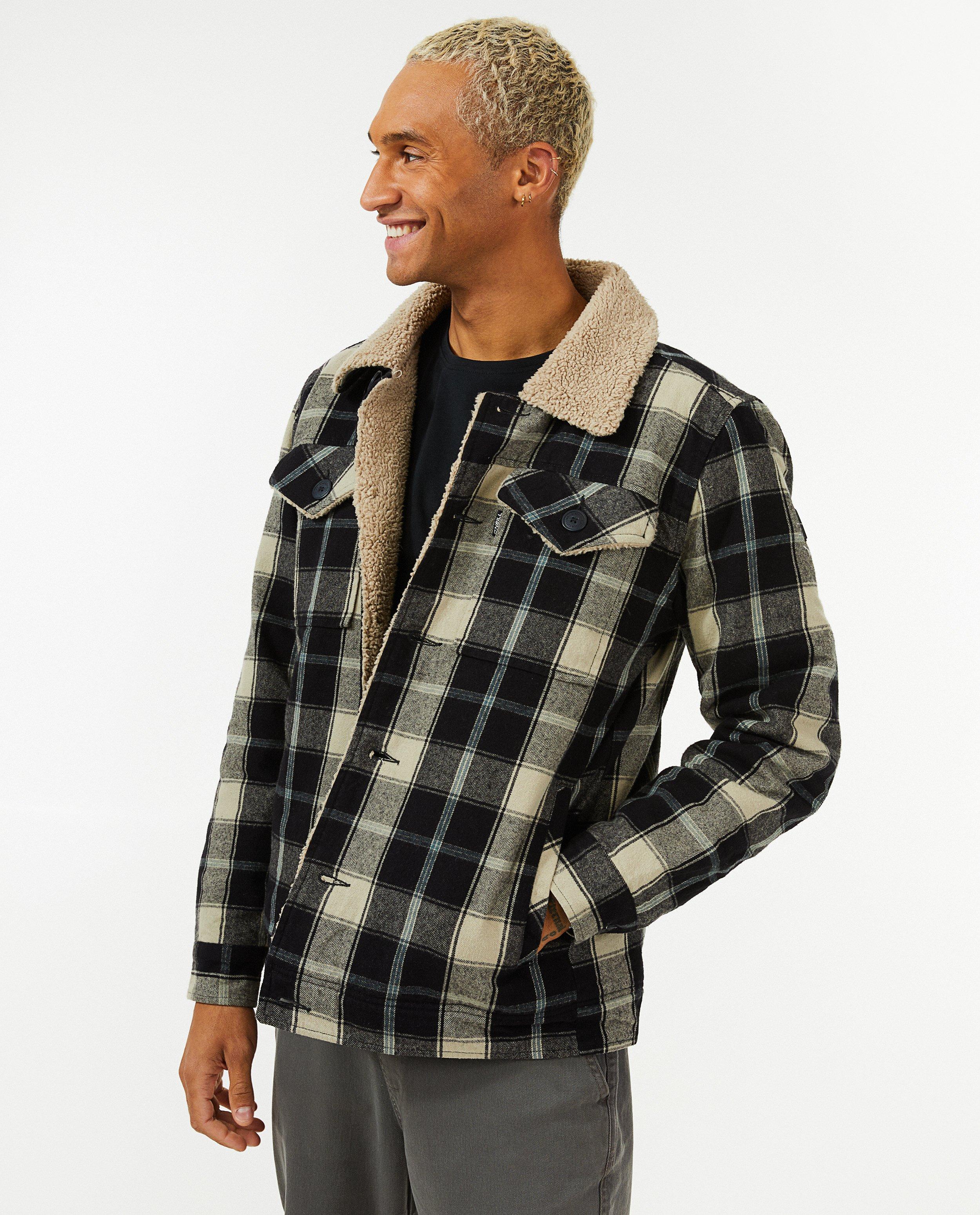 Manteaux - Veste chemise à carreaux avec de la peluche