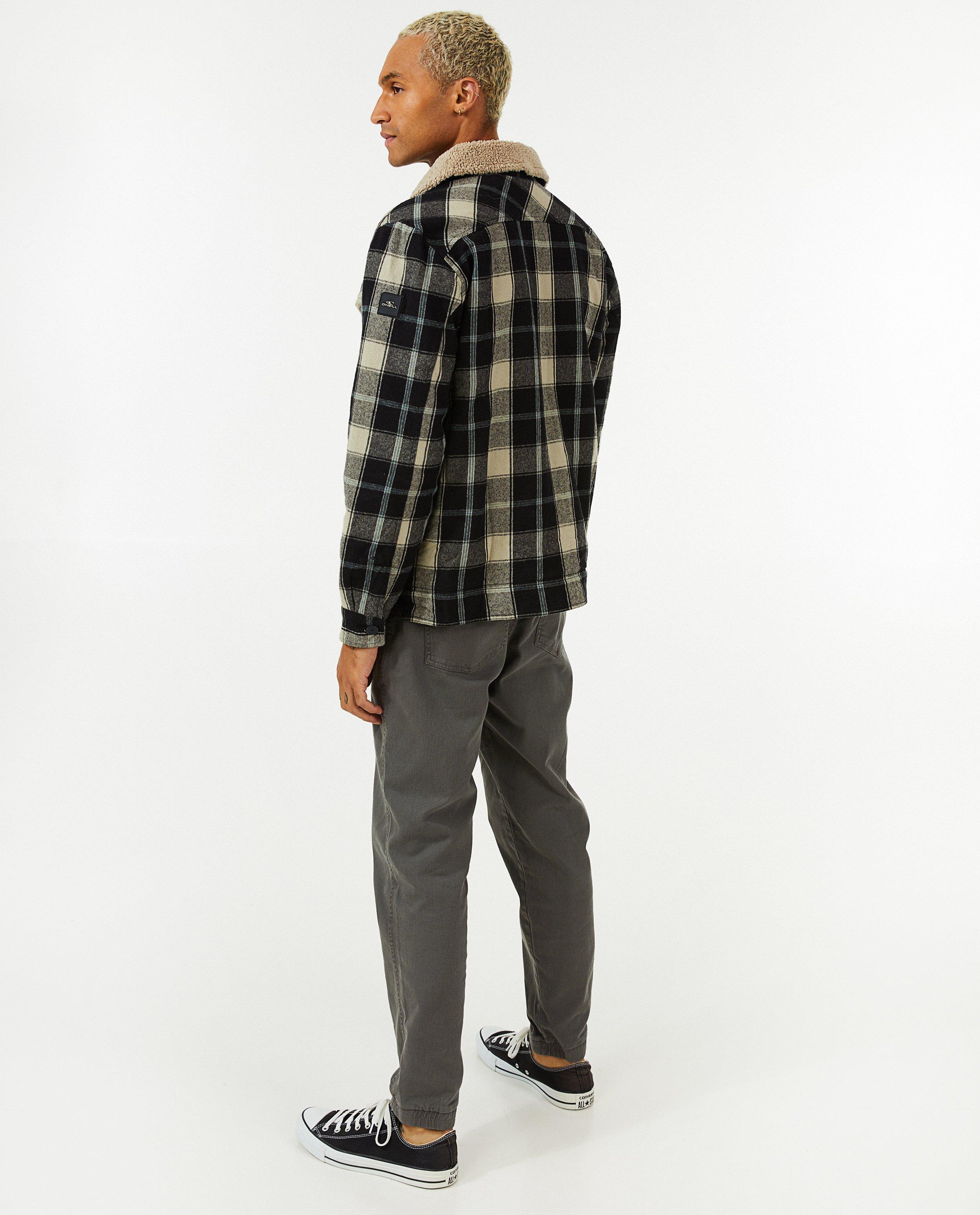 Manteaux - Veste chemise à carreaux avec de la peluche