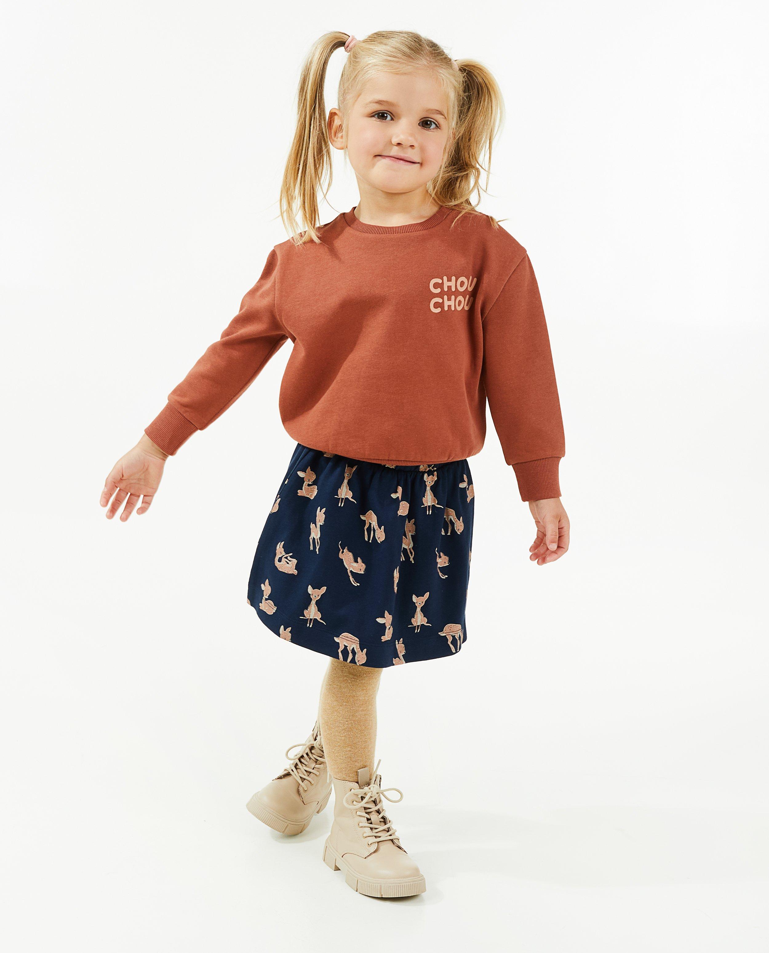 Roze rok met print - null - Besties