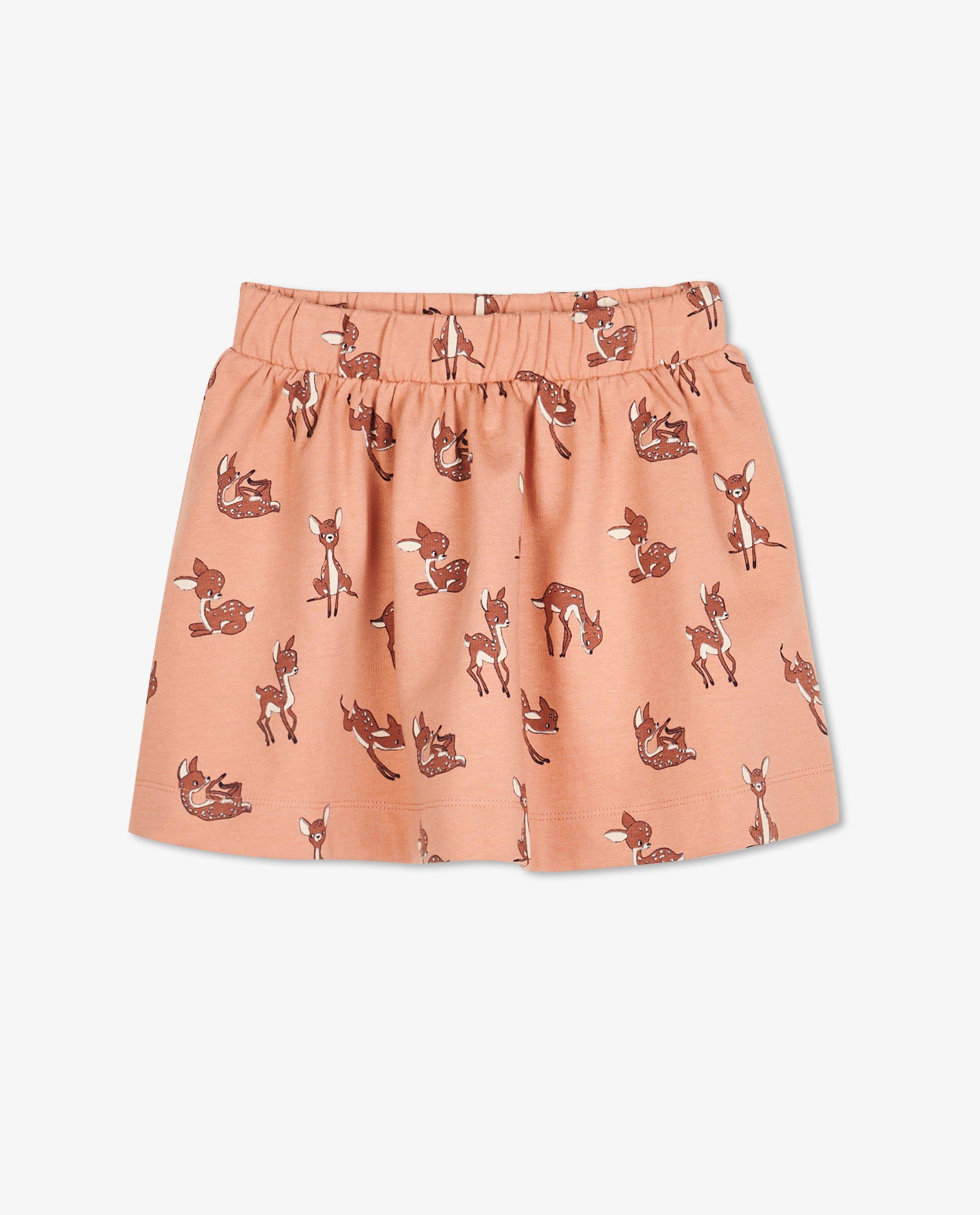 Rokken - Roze rok met print