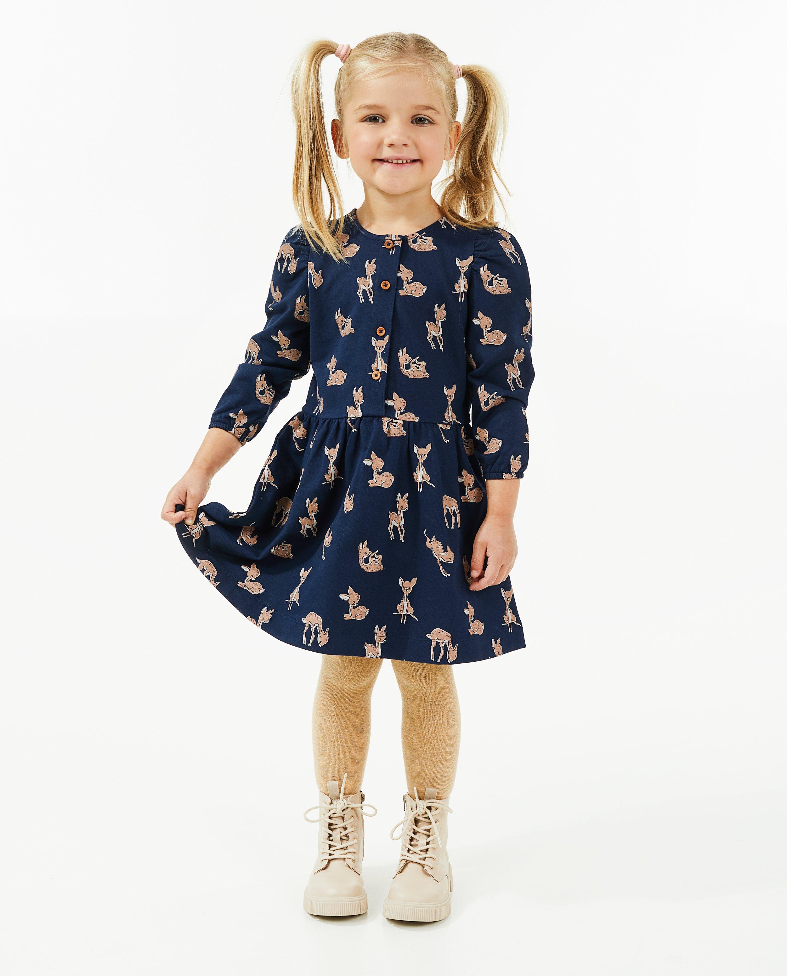 Robes - Robe bleu foncé à imprimé