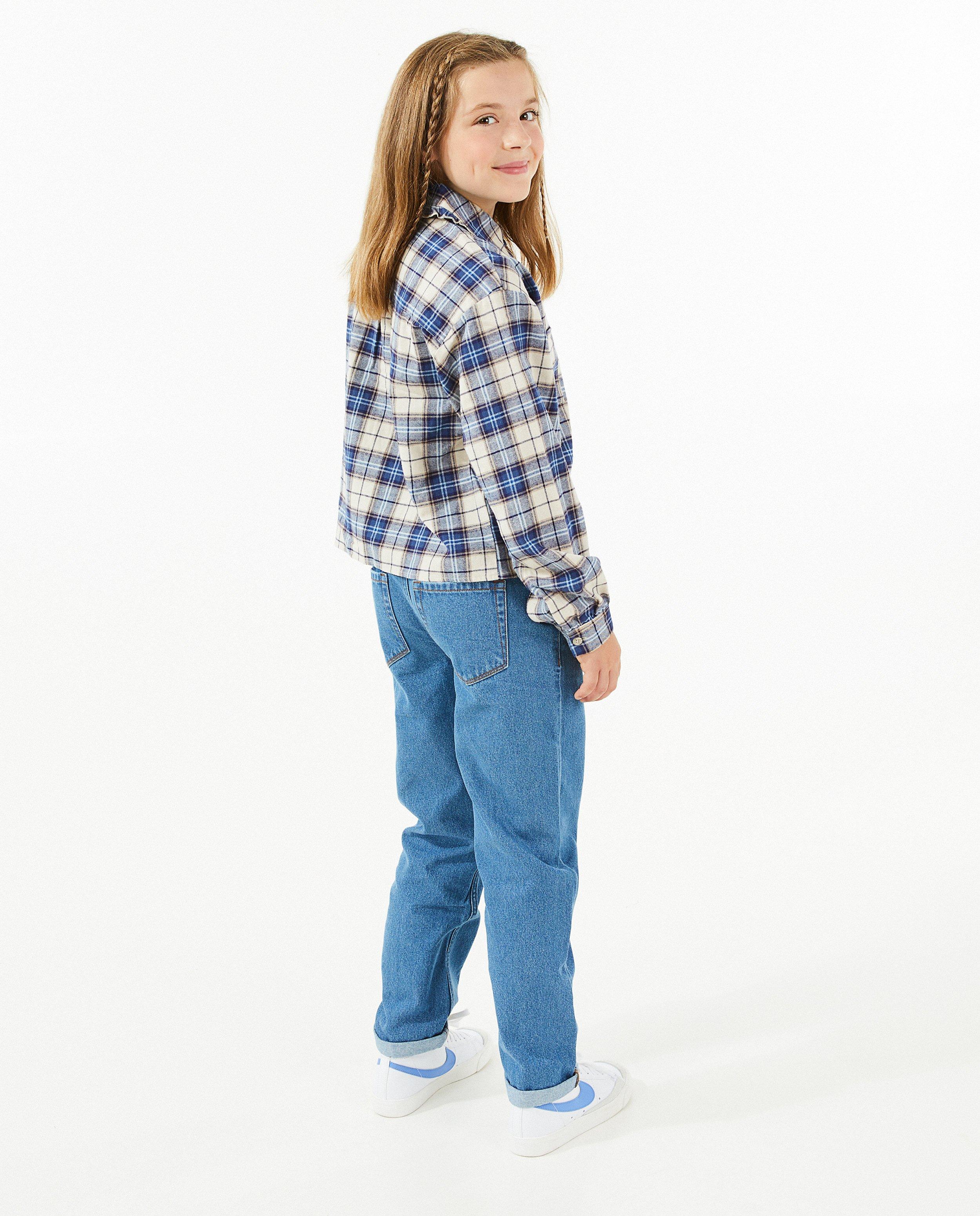 Chemises - Chemise à carreaux à col Peter Pan