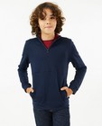 Sweaters - Donkerblauwe sweater met rits