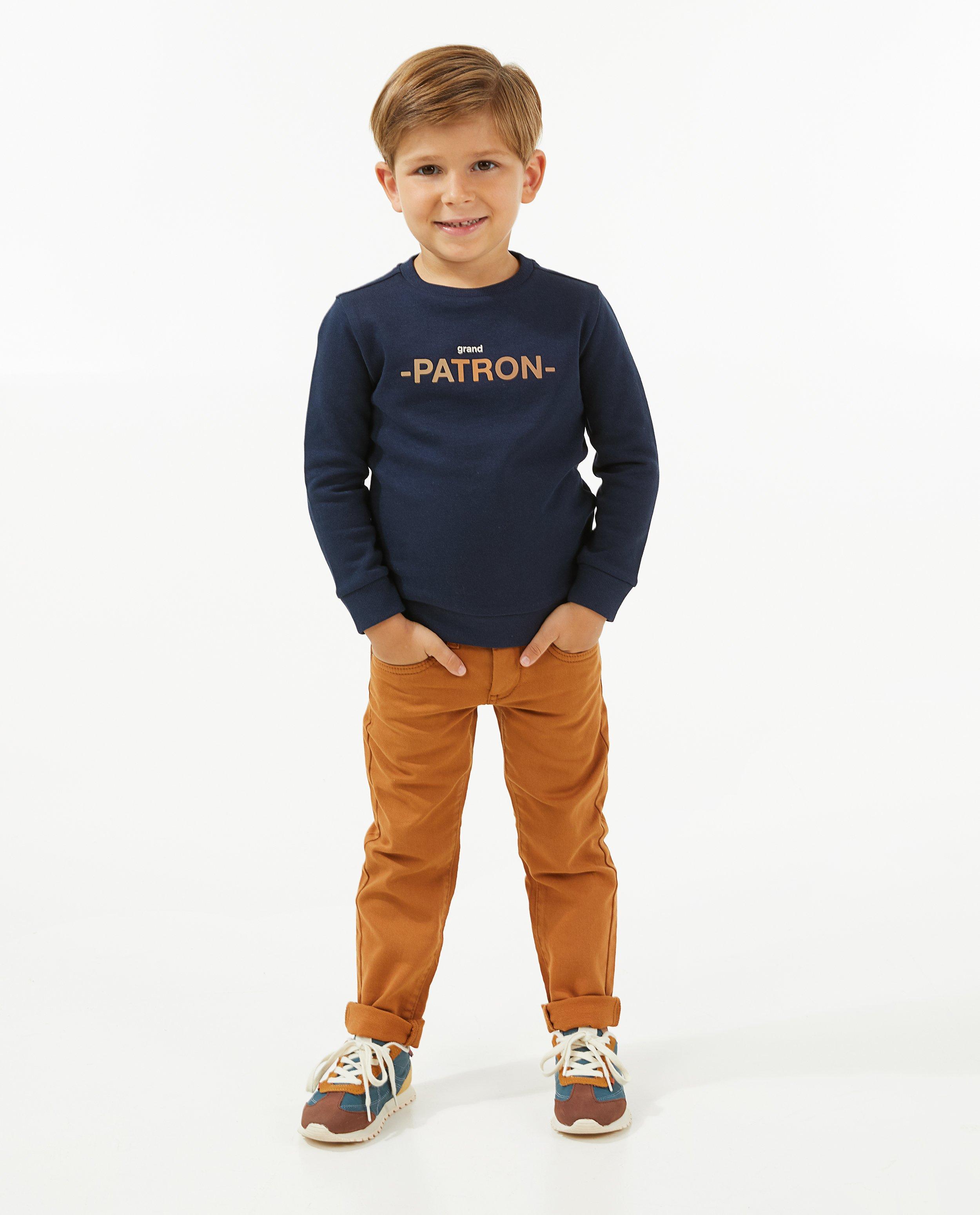 Sweater met opschrift (FR) - null - Kidz Nation