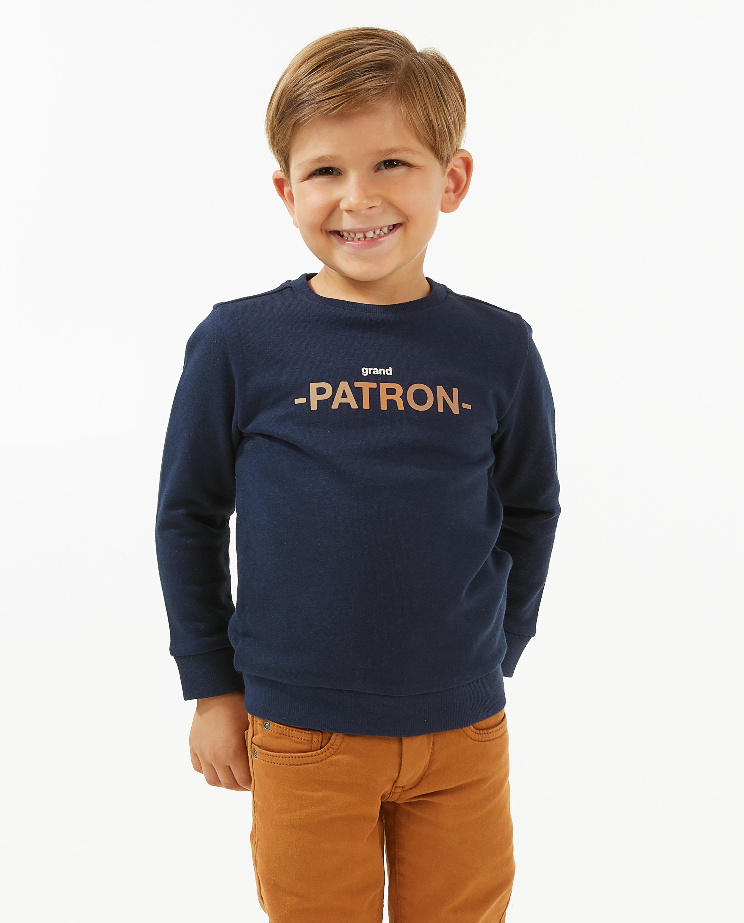 Sweaters - Sweater met opschrift (FR)