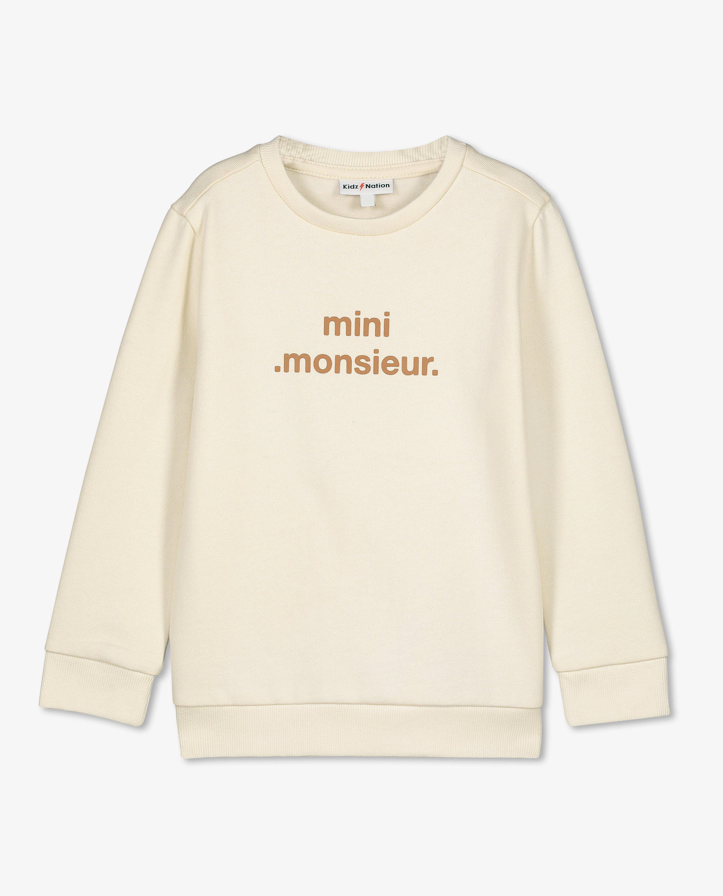 Sweaters - Sweater met opschrift (FR)