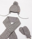 Bonneterie - Ensemble : écharpe + moufles + bonnet