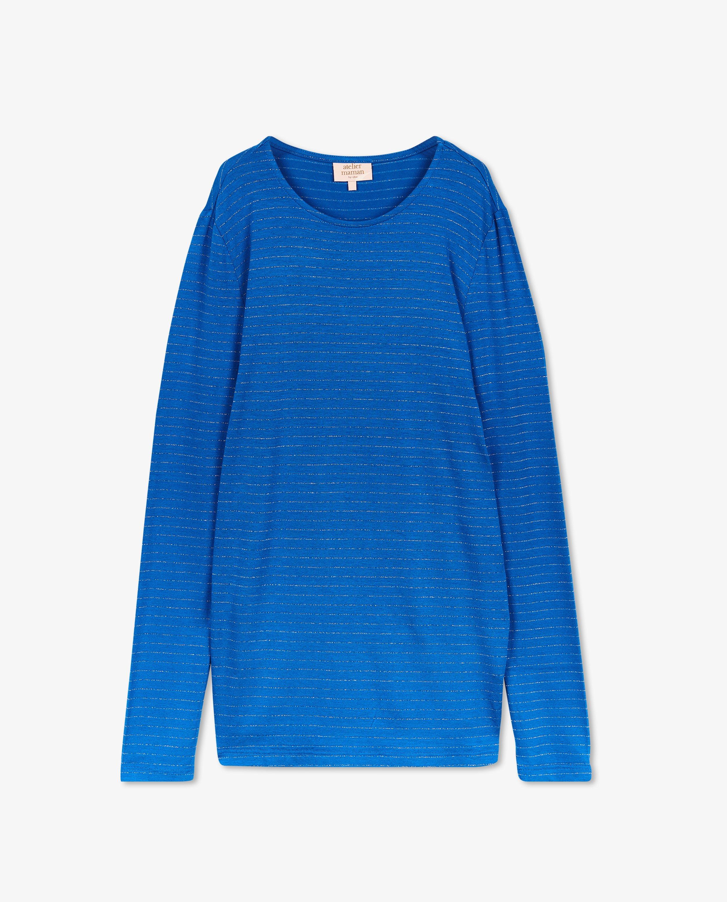 T-shirts - Longsleeve met strepen, zwangerschap