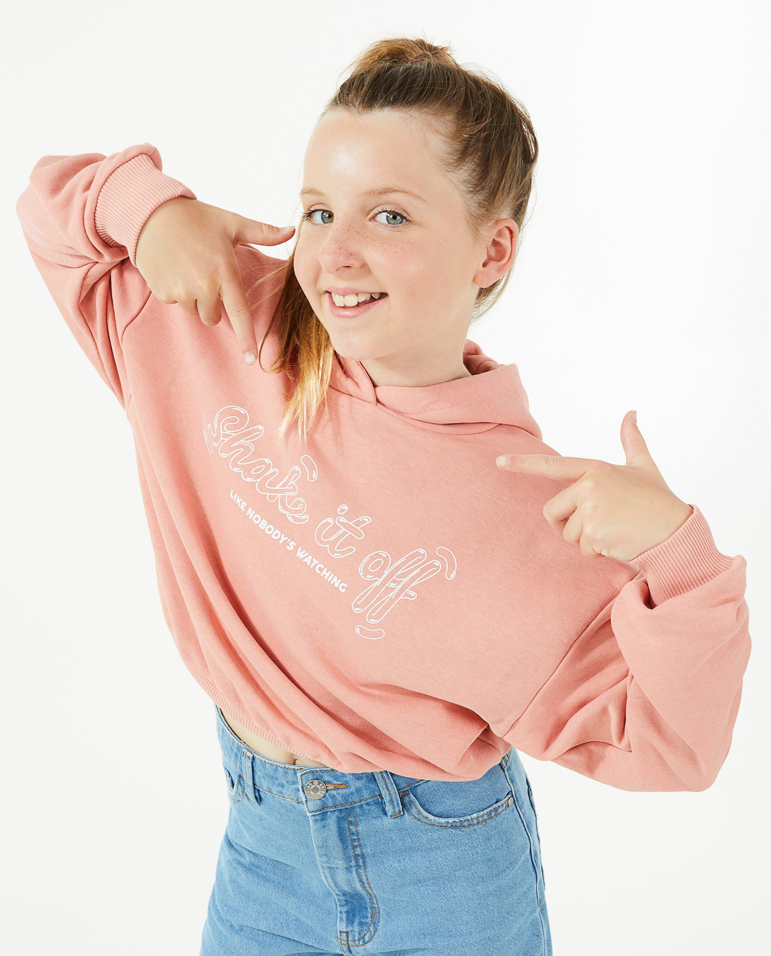 Sweaters - Donkerblauwe hoodie met opschrift