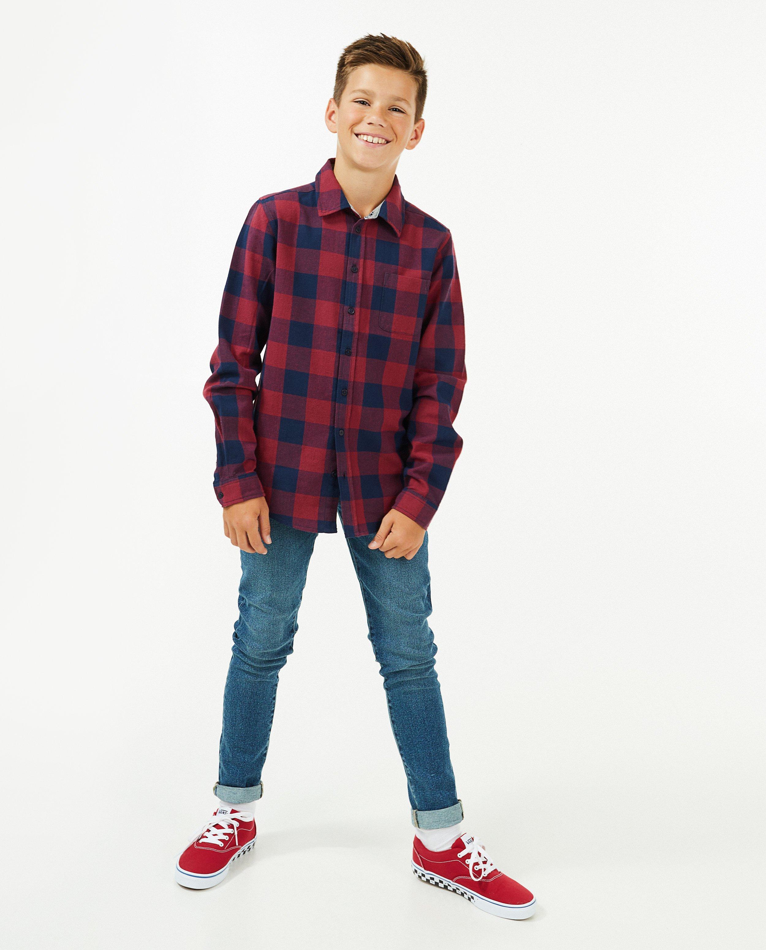 Blauwe slim jeans, 7-14 jaar - null - Like Me
