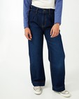 Jeans - Donkerblauwe flared jeans Marley