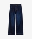 Jeans - Donkerblauwe flared jeans Marley
