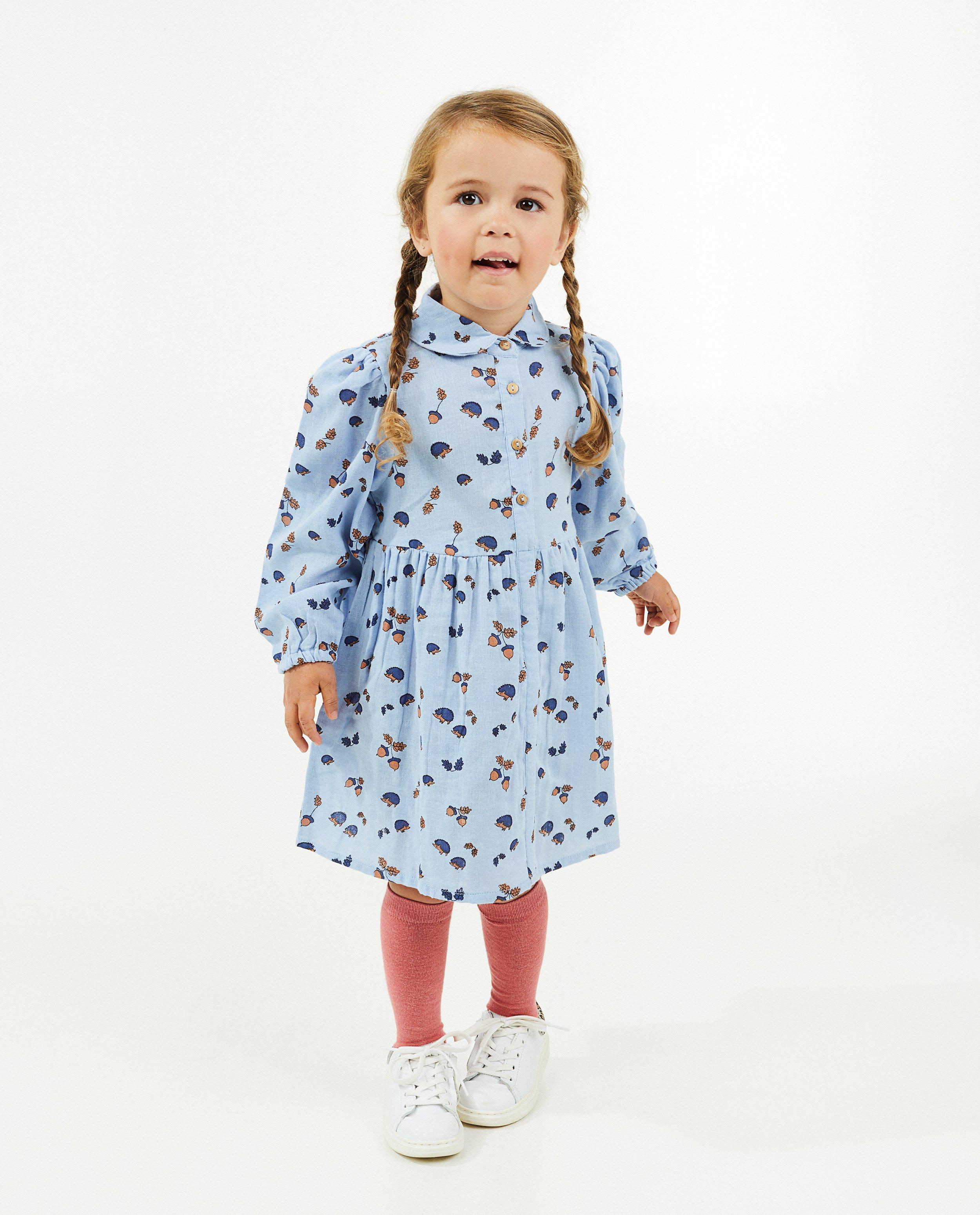 Robes - Robe bleu clair à imprimé