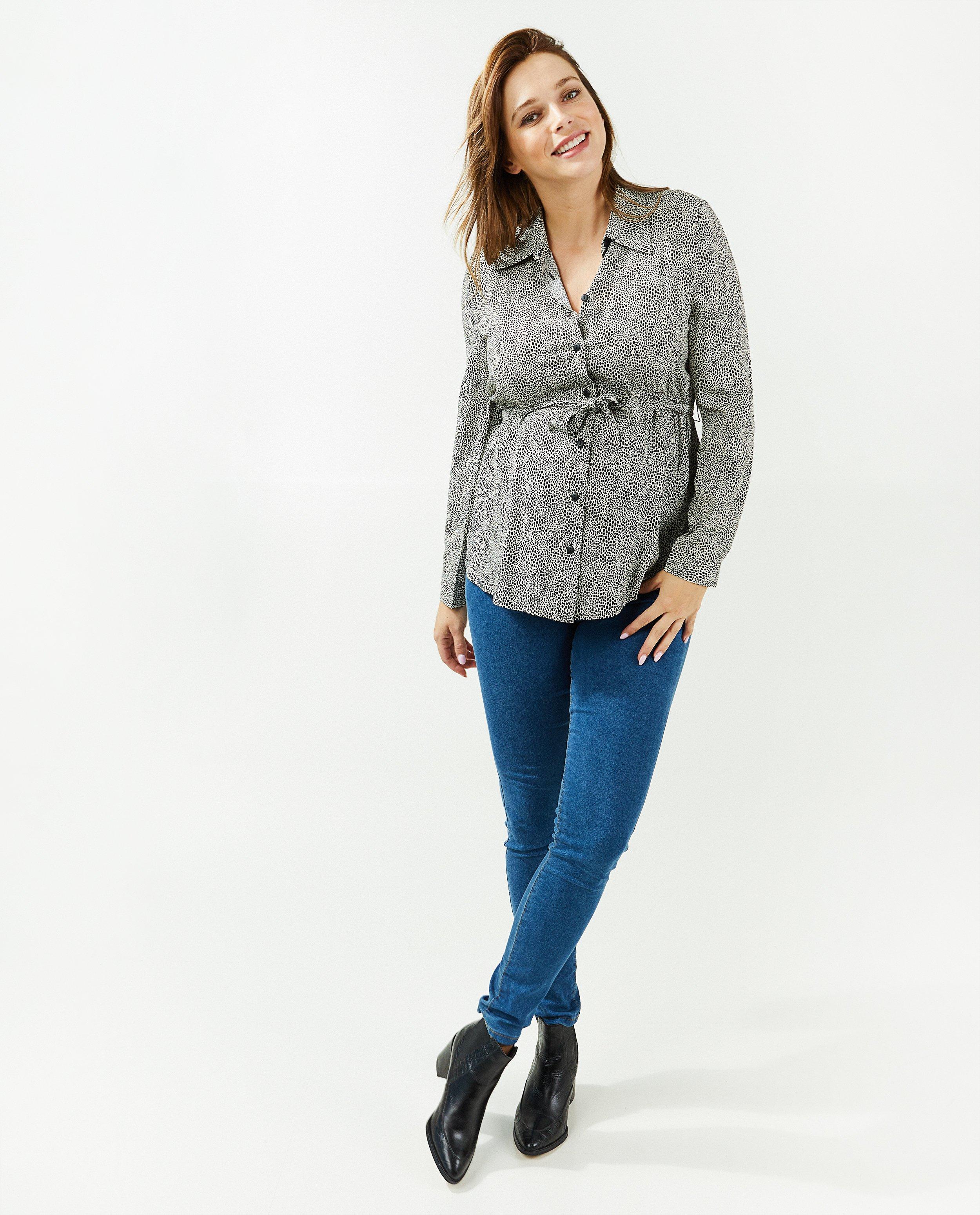 Zwangerschapshemd met print - null - Atelier Maman