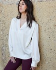 Ecru blouse met structuur - null - Kim Van Oncen