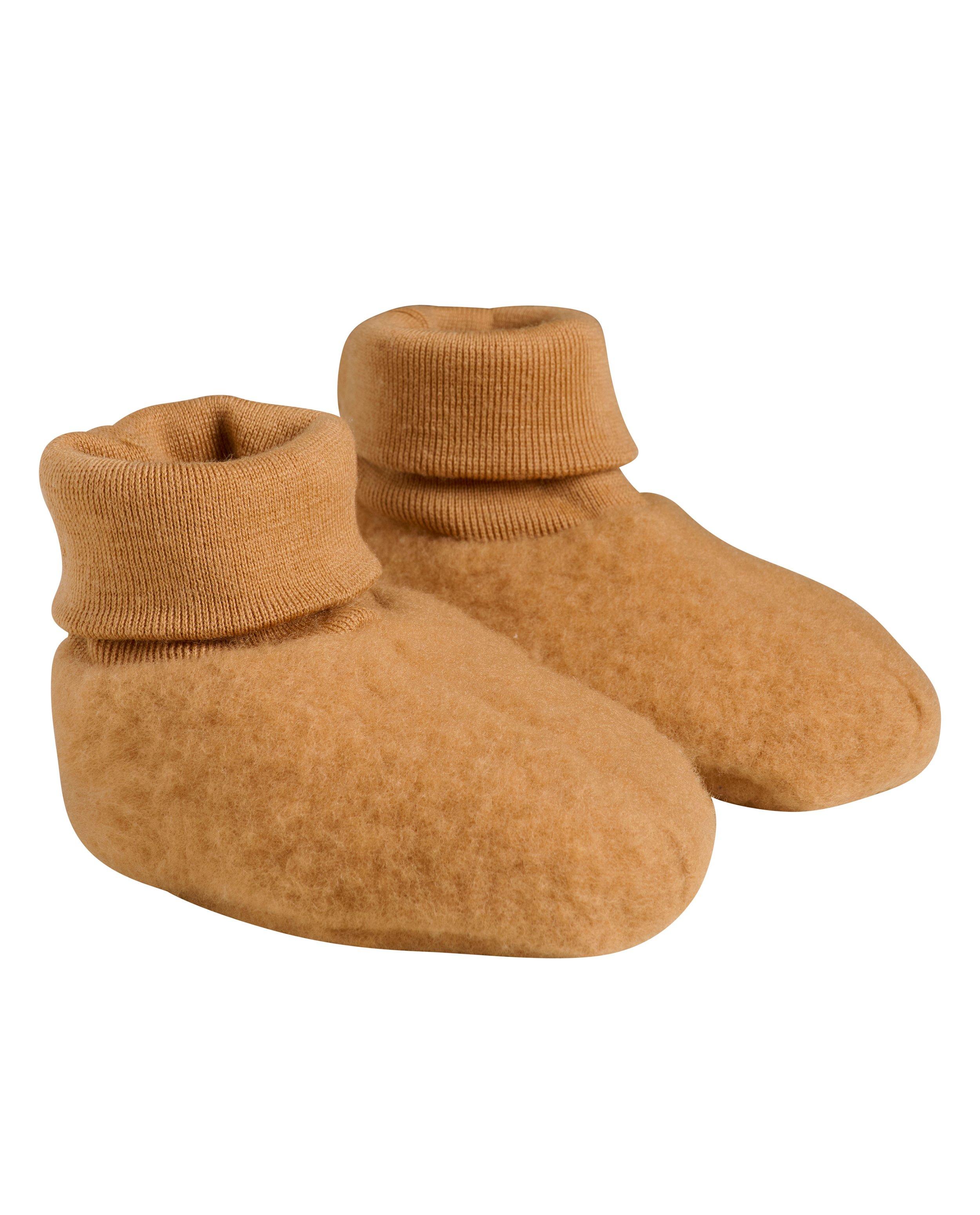 Pantoufles en laine - D&eacute;tails du produit - brun - image num&eacute;ro 1