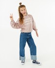 Roze sweater met glitterprint - null - Fish & Chips