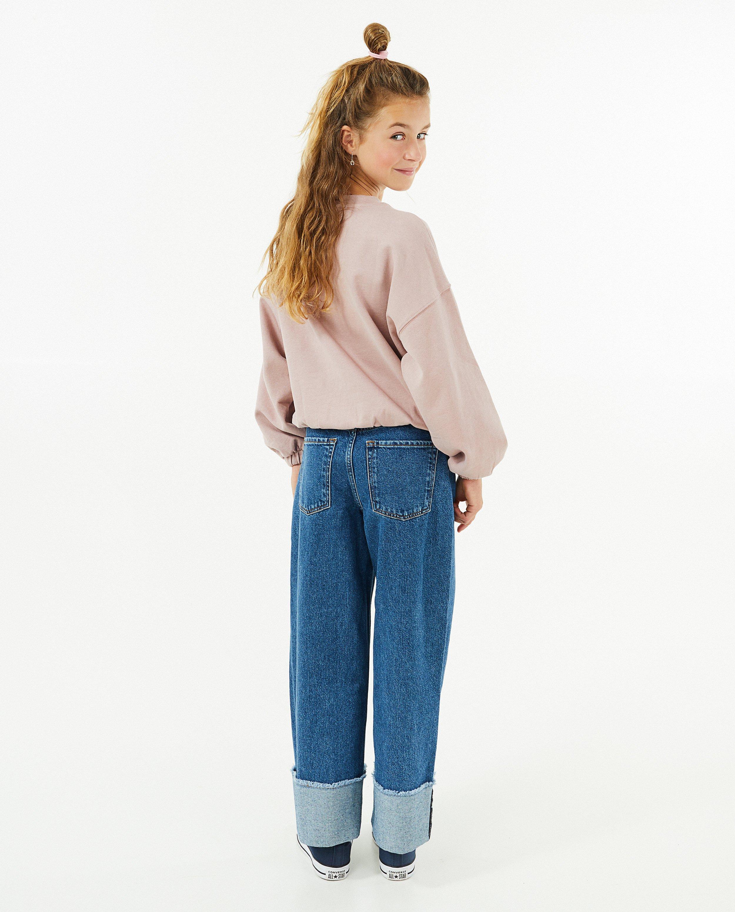 Sweaters - Witte sweater met glitterprint