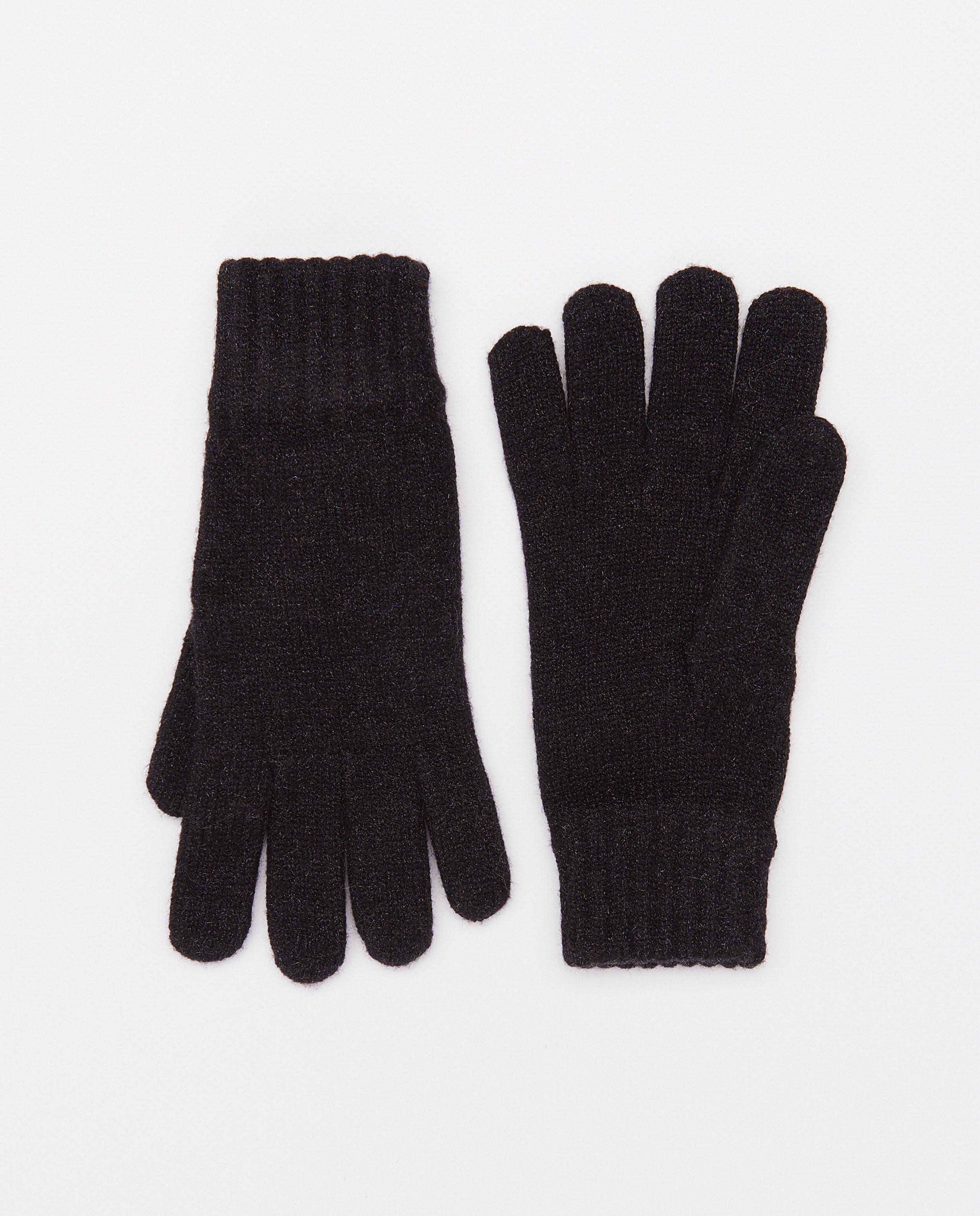 Gants noirs avec fil métallisé - null - JBC