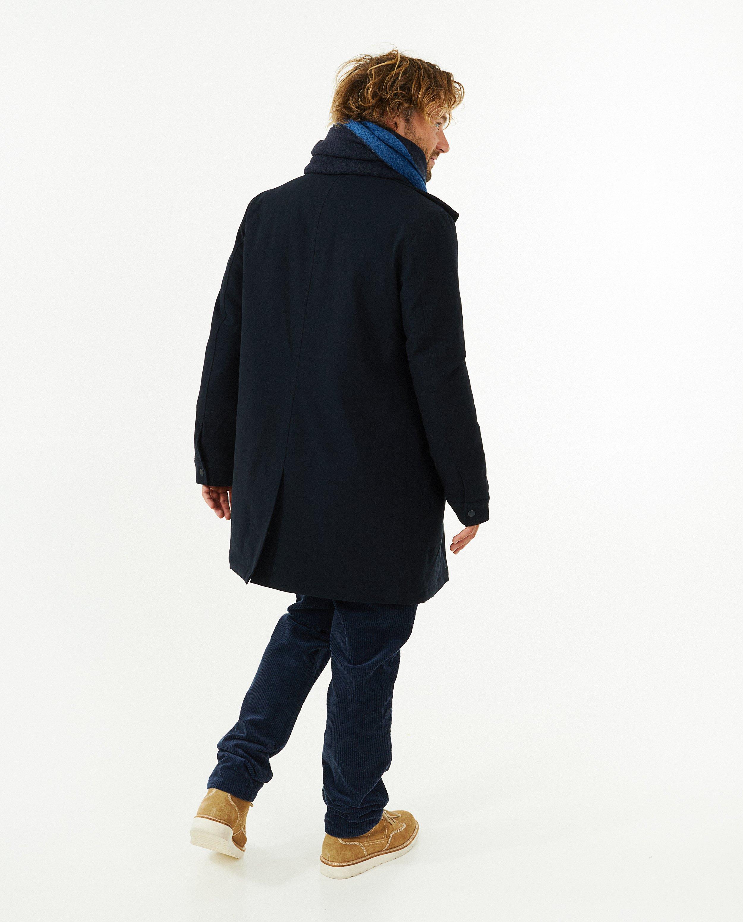 Poncho's en teddy's - Zwarte jas van wolmix