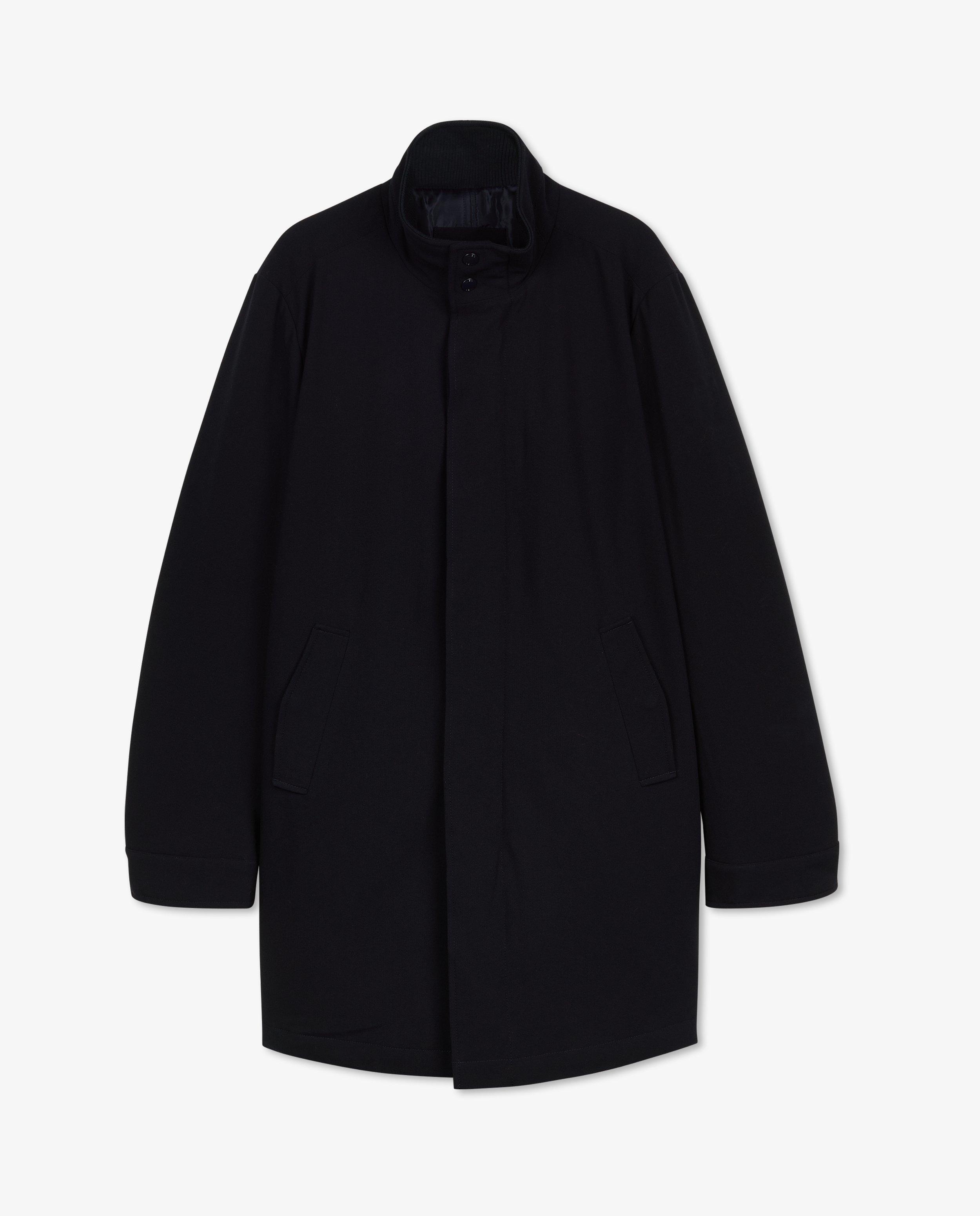Teddys - Veste noire en laine mélangée