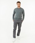 Pull gris en fin tricot - null - Iveo