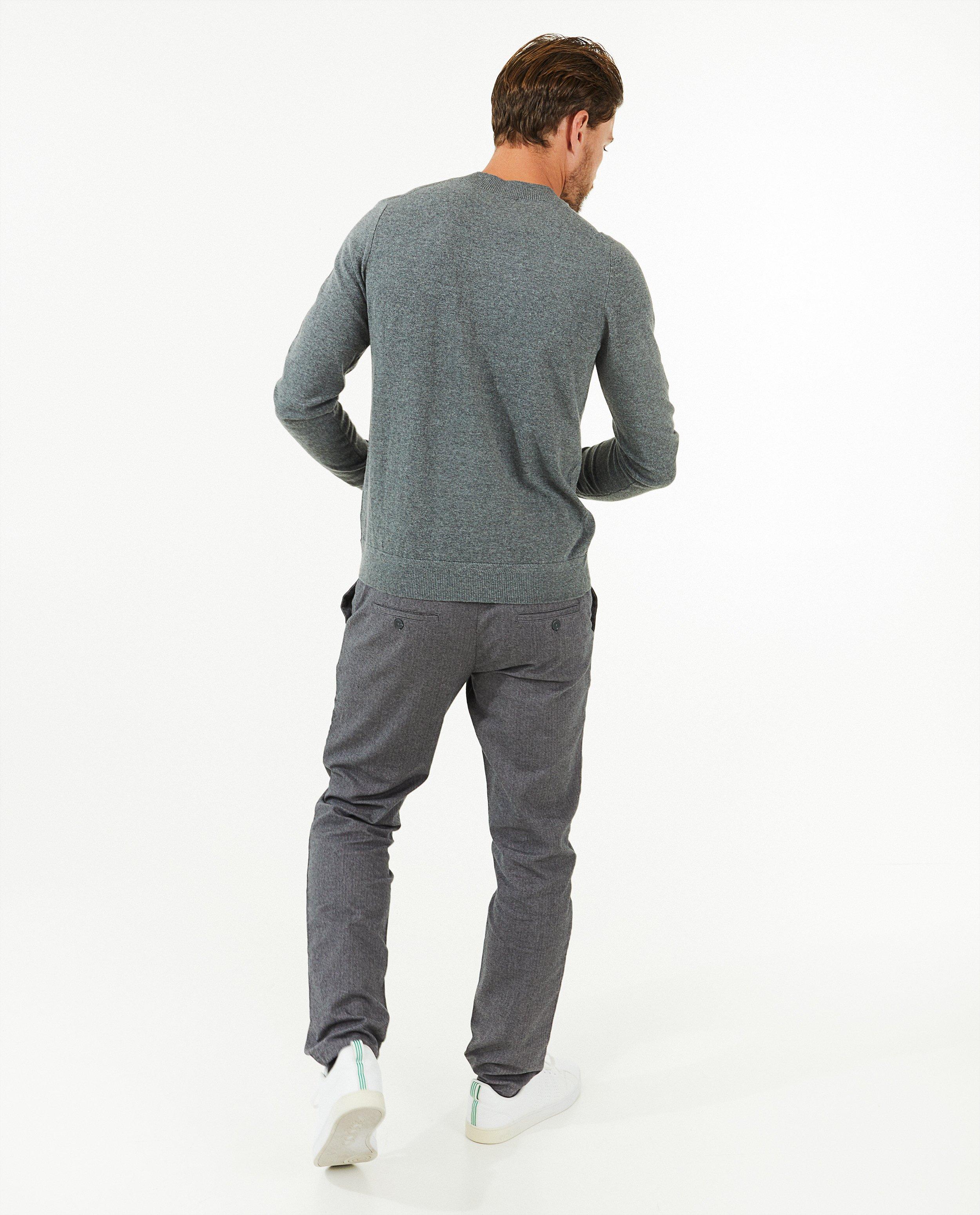 Pulls - Pull gris en fin tricot