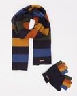 Set: gestreepte sjaal en handschoenen - null - JBC