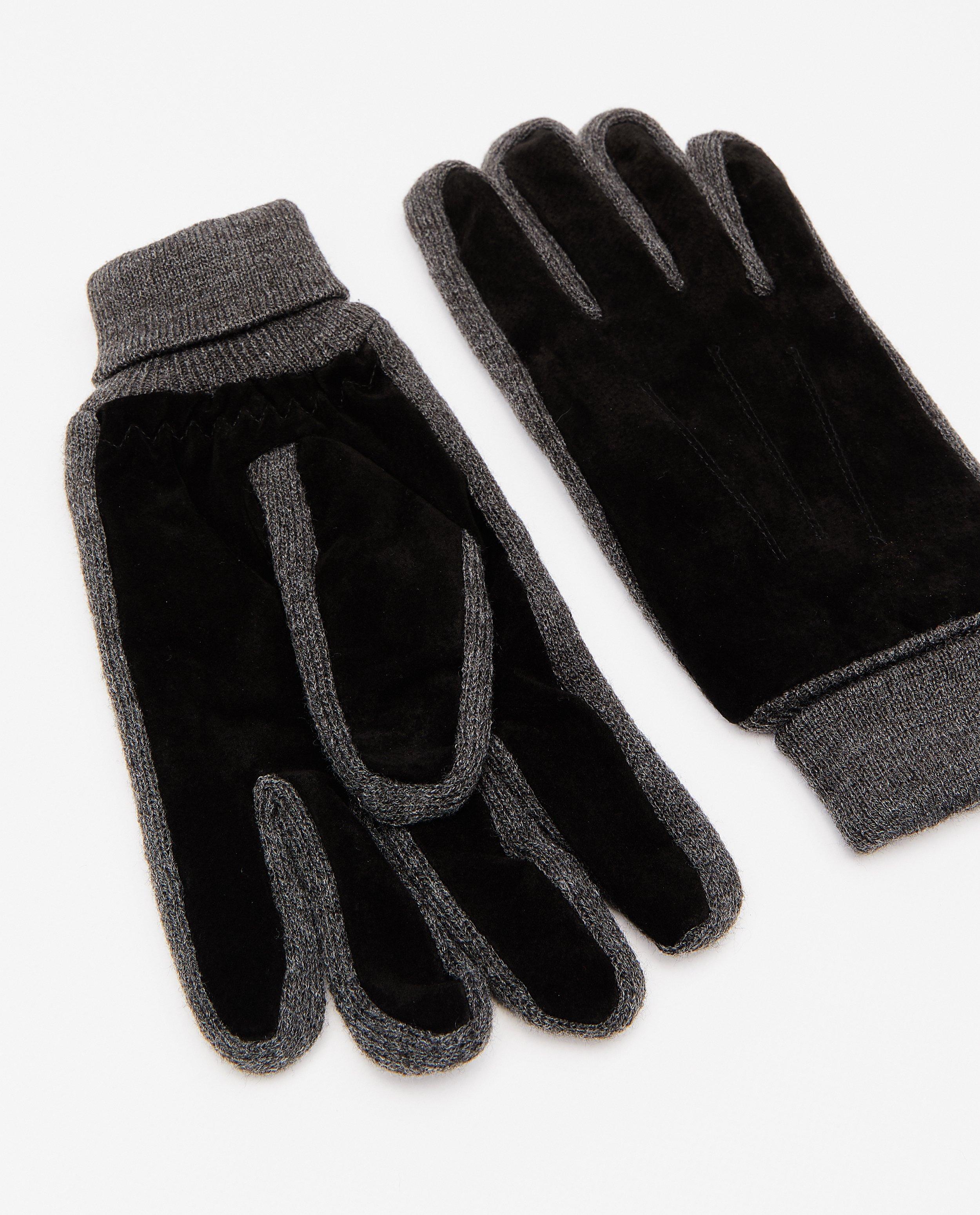 Bonneterie - Gants avec de la suède
