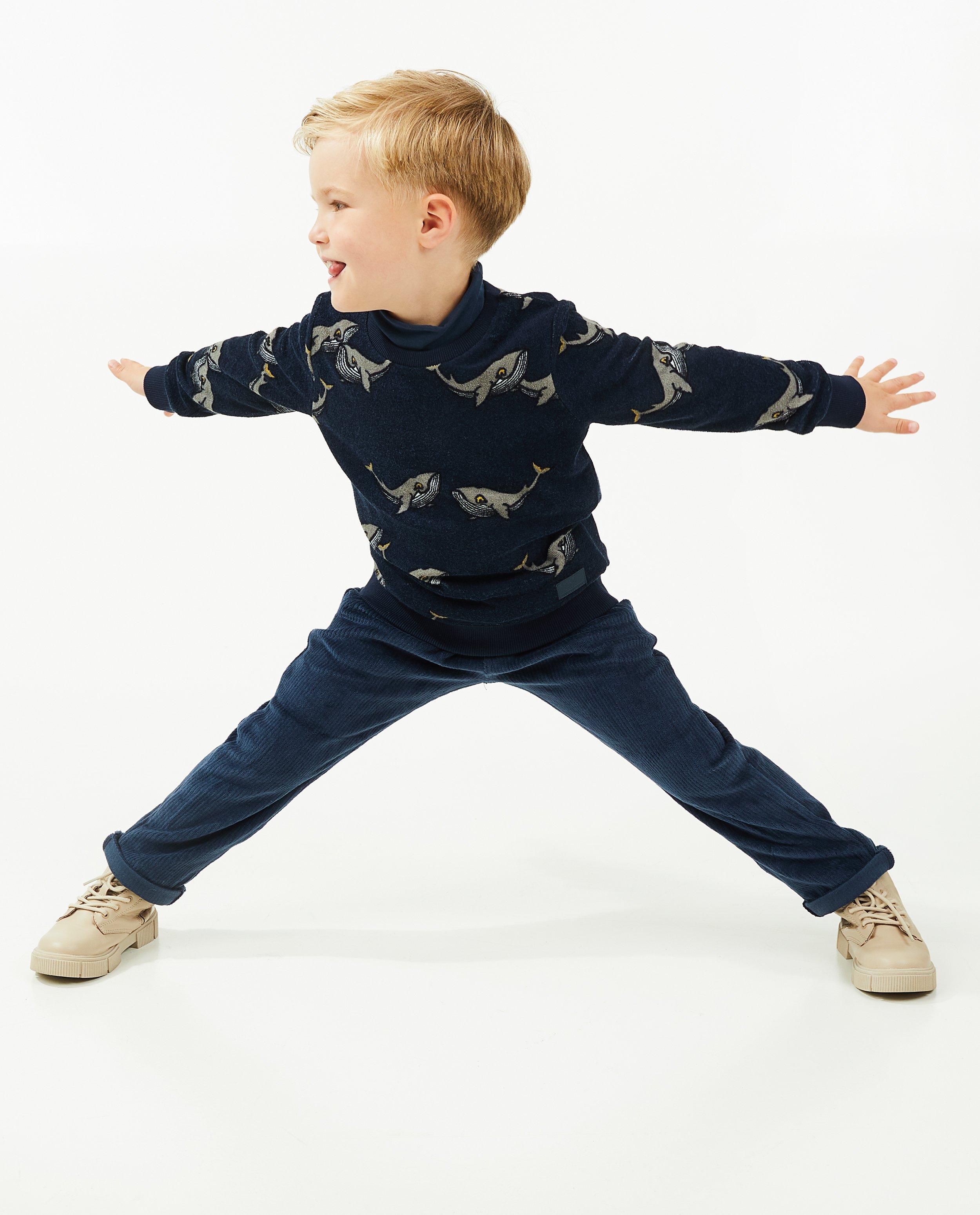 Sweat en éponge avec un imprimé de baleine - null - Kidz Nation