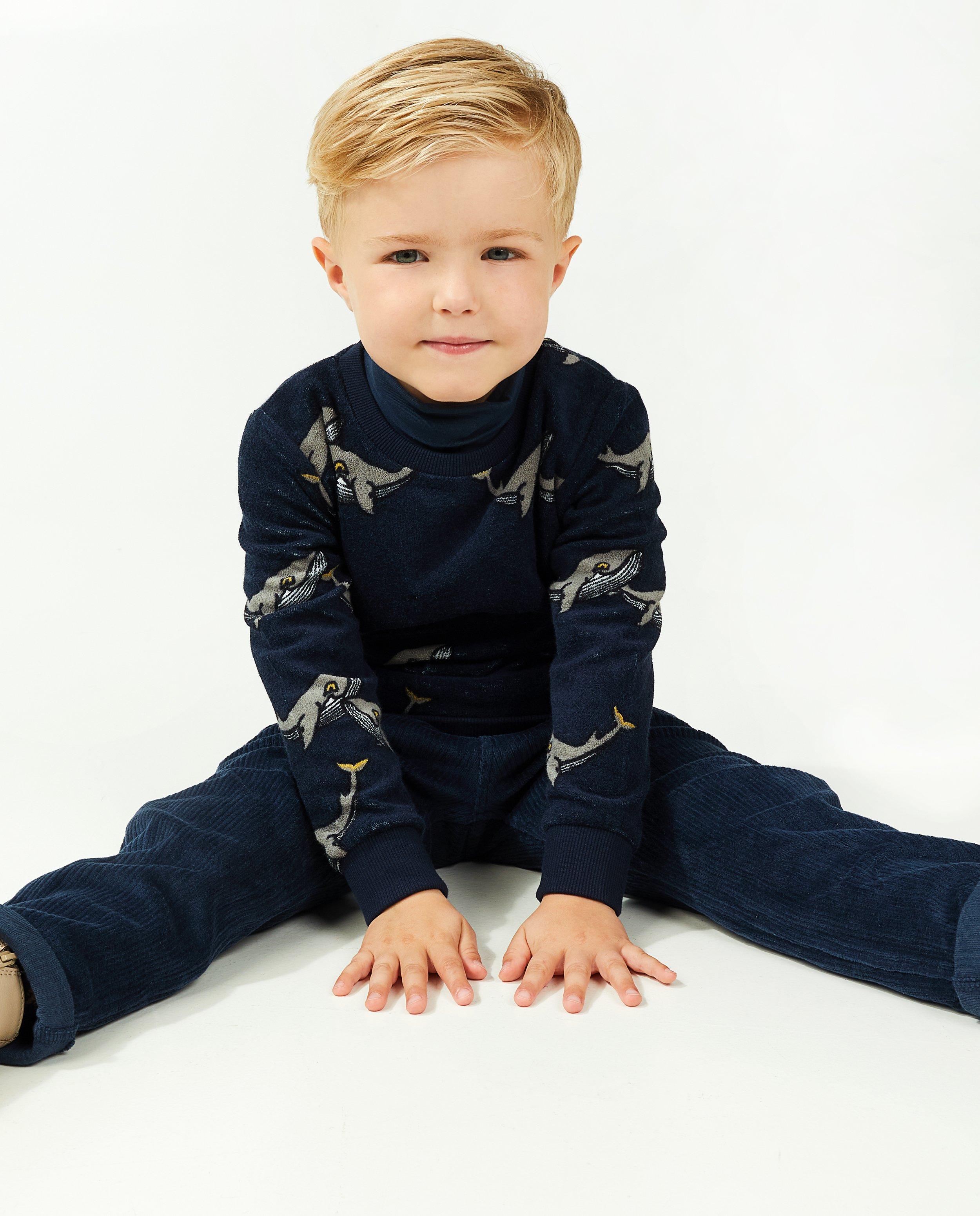 Sweats - Sweat en éponge avec un imprimé de baleine