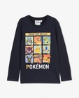 T-shirts - T-shirt bleu à manches longues, imprimé Pokémon